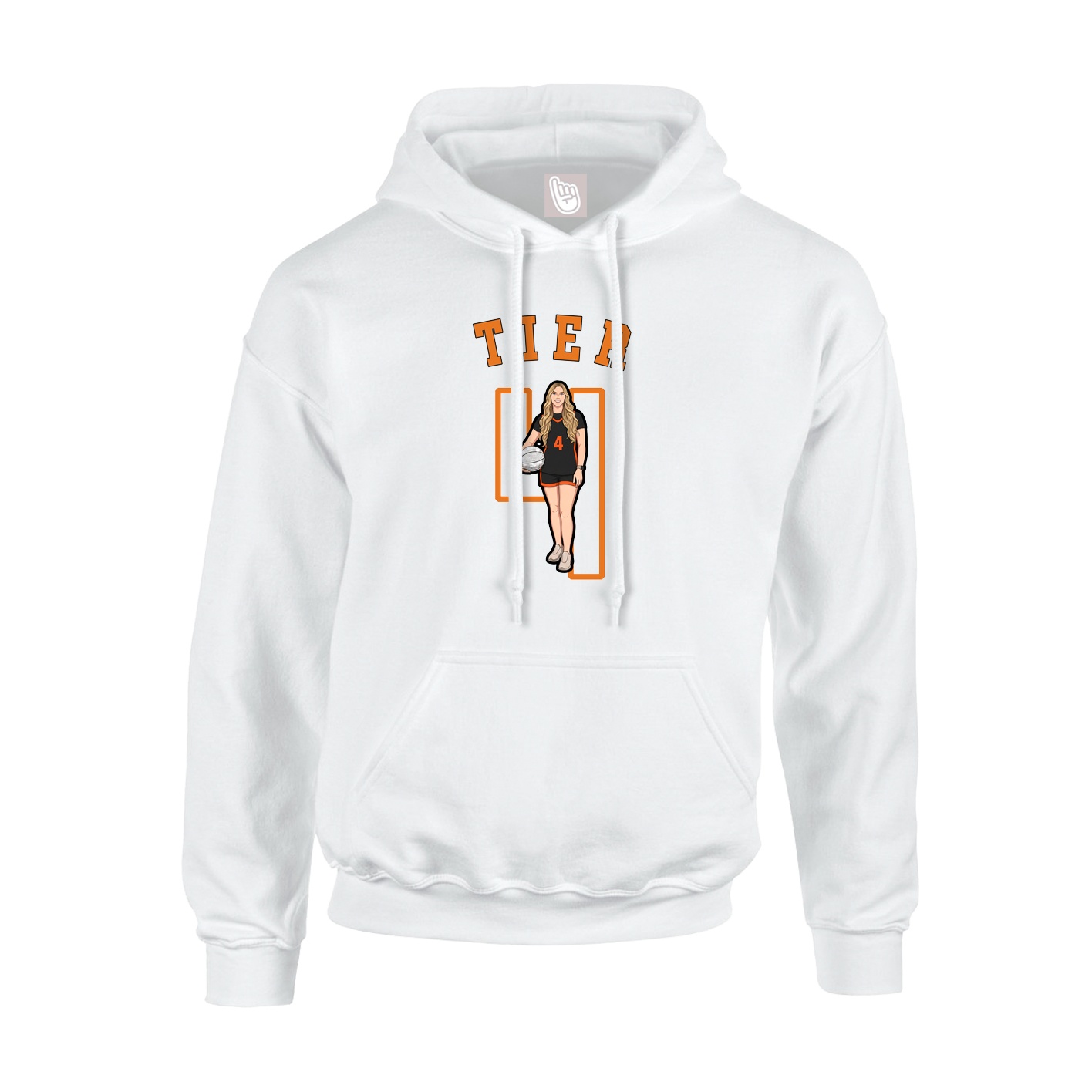 Hoodie — Shirsey Arch in White