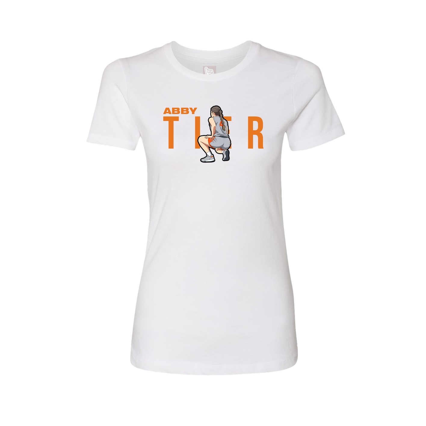 Womens Tee — Player Name in White