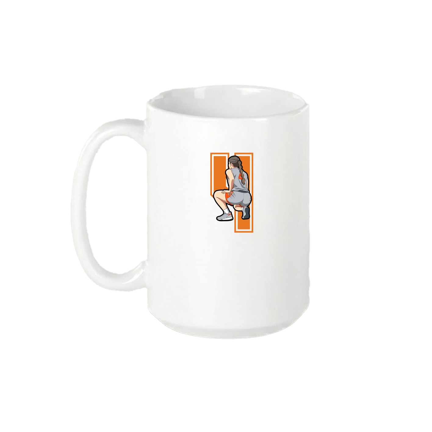 15oz Coffee Mug — Number in White