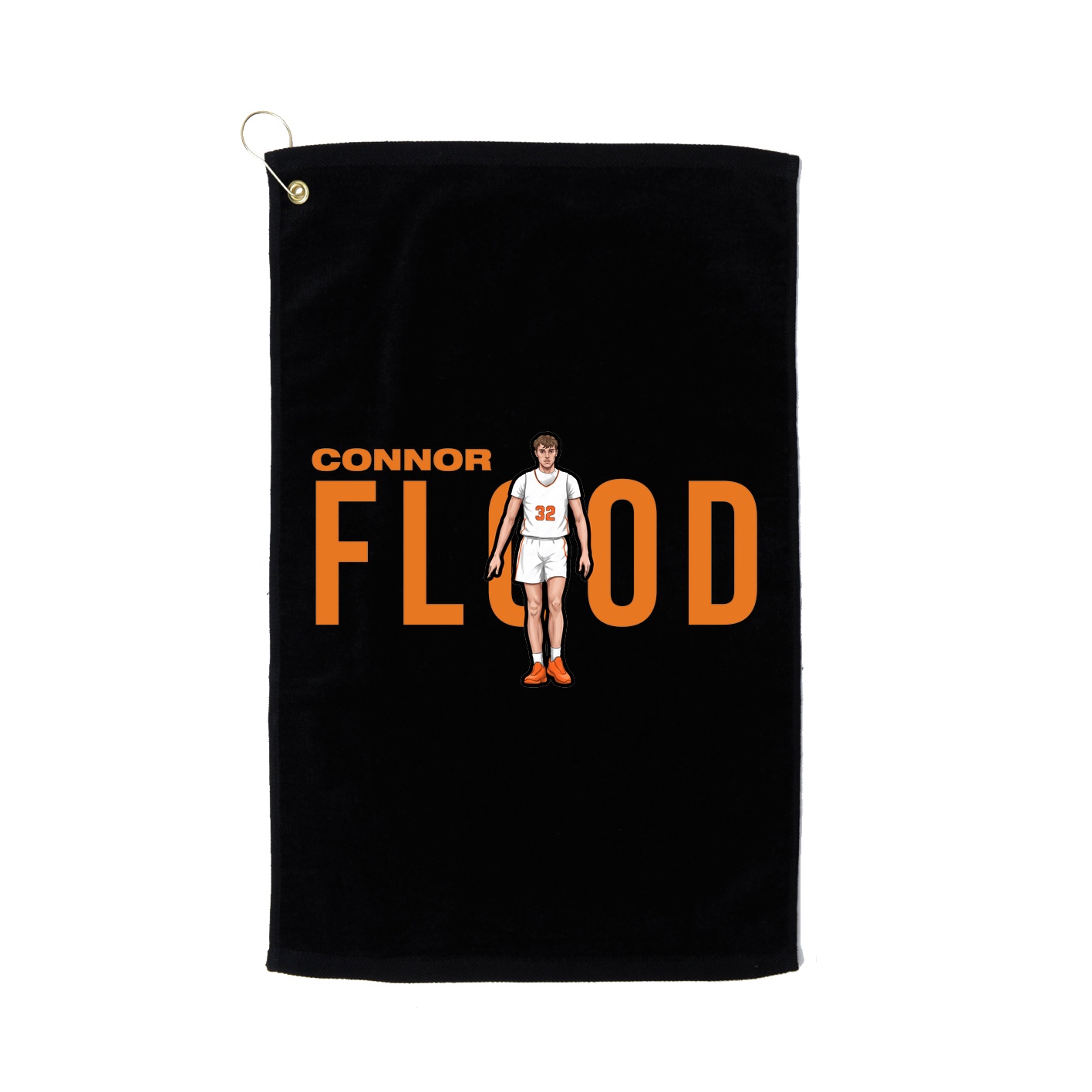 Golf Towel — Player Name in Black