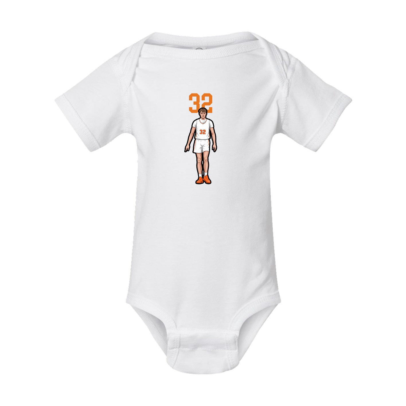 Baby Onesie — Number Top in White