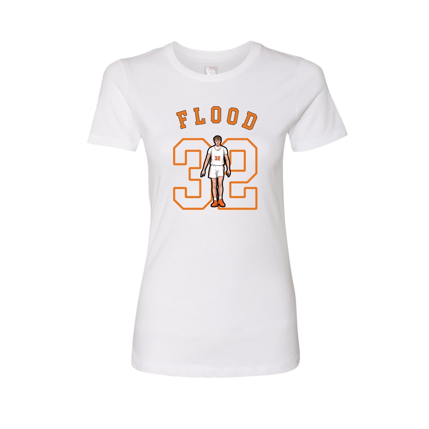 Fitted Women's Tee — Shirsey Arch in White