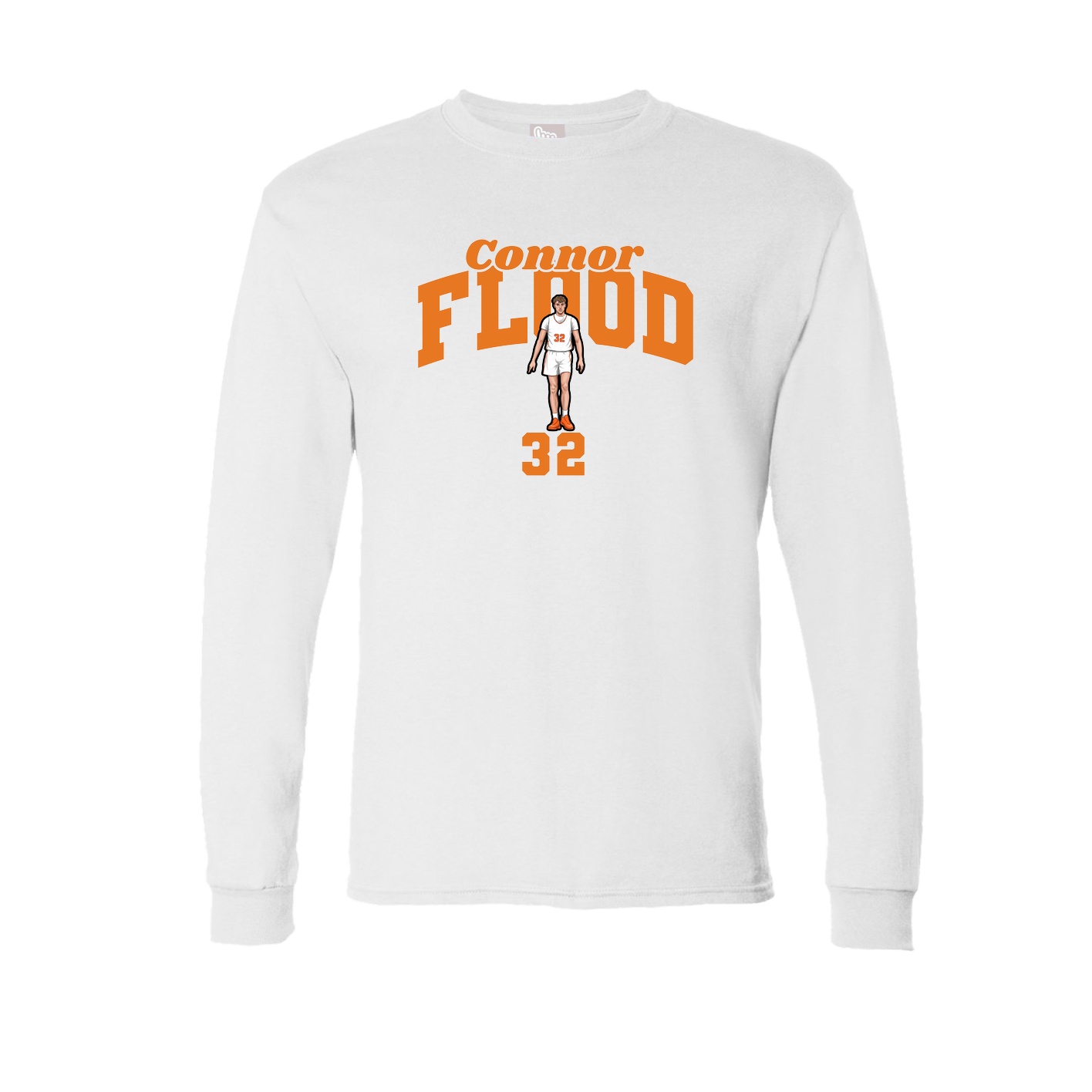 Long Sleeve Tee — Signature Arch in White