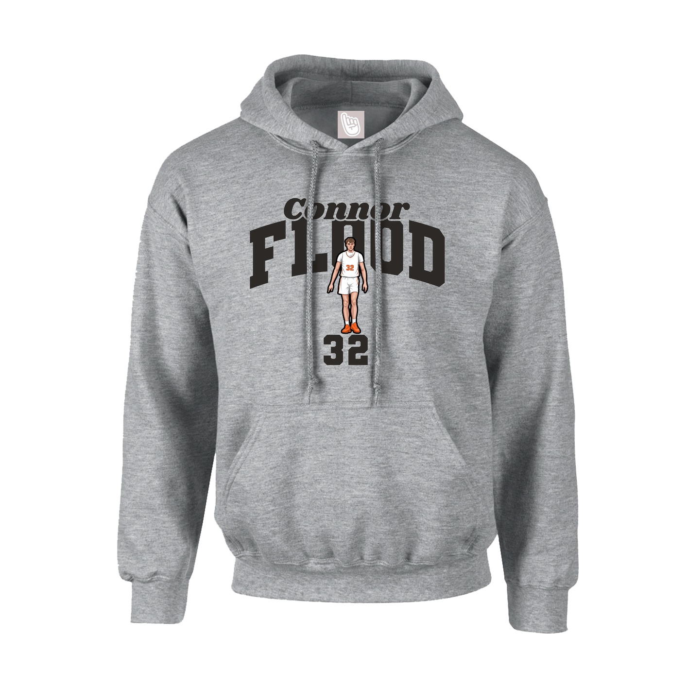 Hoodie — Signature Arch in Grey
