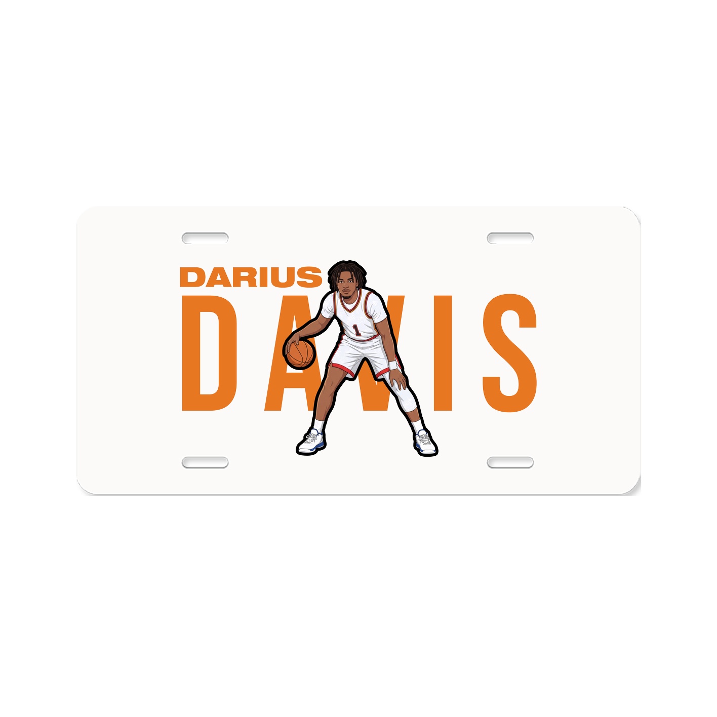 License Plate — Player Name in Classic