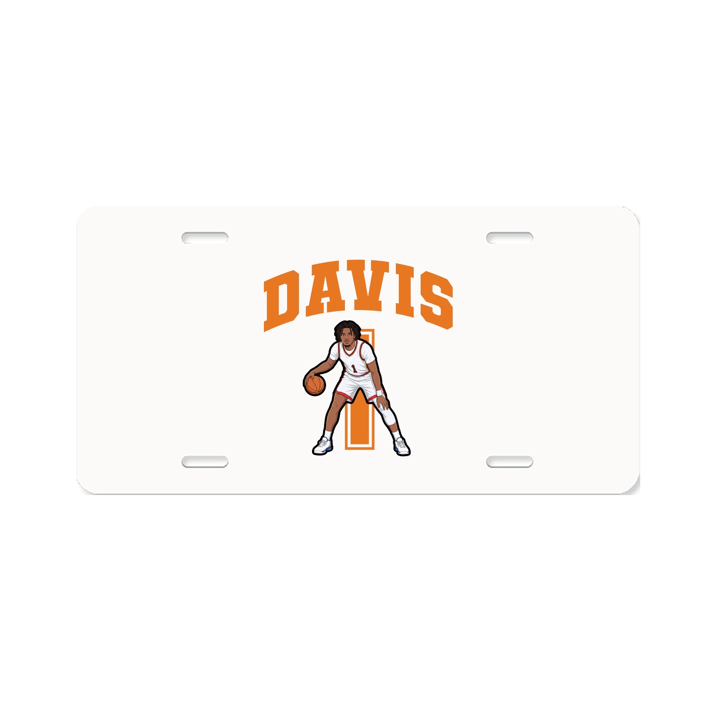 License Plate — Number in Classic