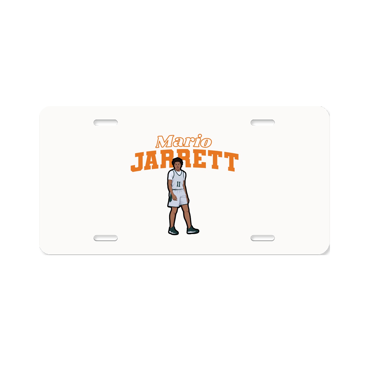 License Plate — Name Arch in Classic