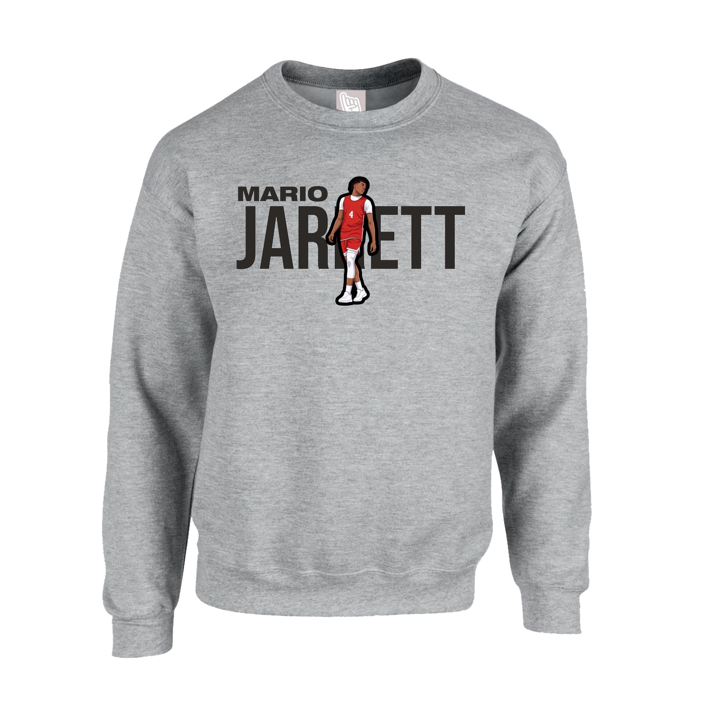 Fleece Crew — Player Name in Grey