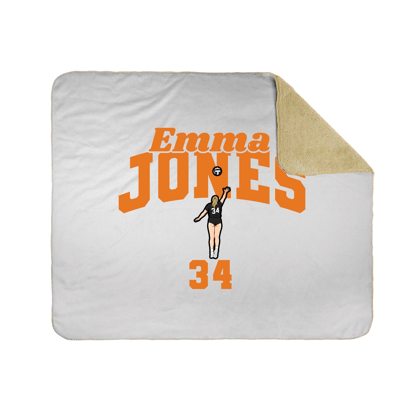 Throw Blanket — Signature Arch in White