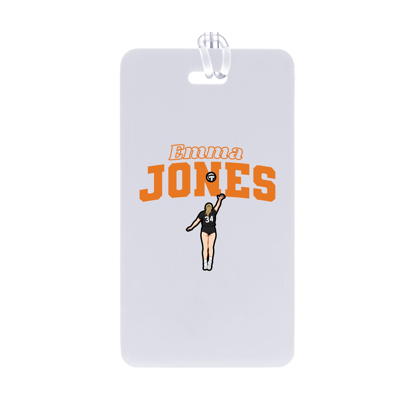 Bag Tag — Name Arch in Classic
