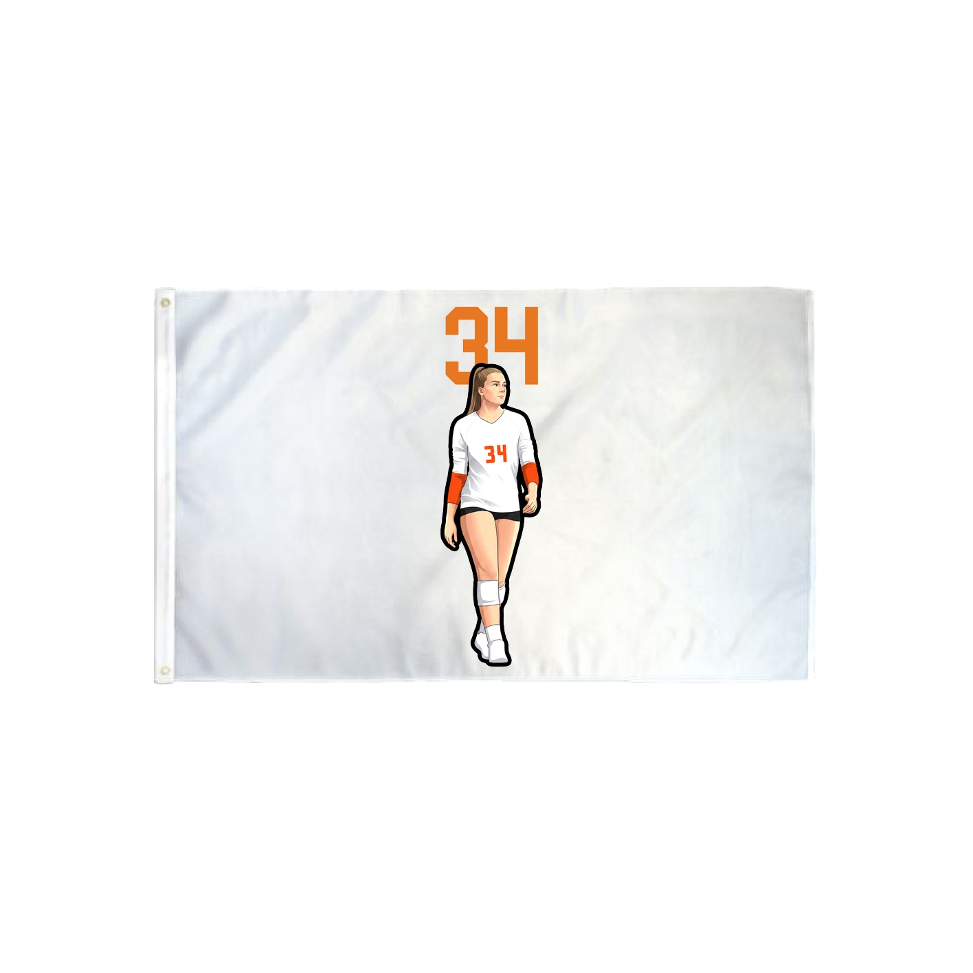 3x5 Flag — Number Top in Classic