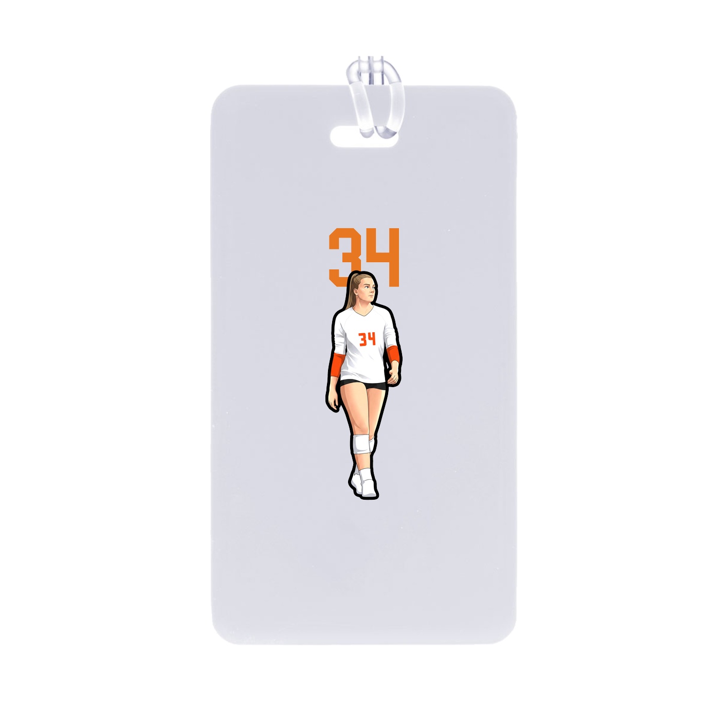 Bag Tag — Number Top in Classic