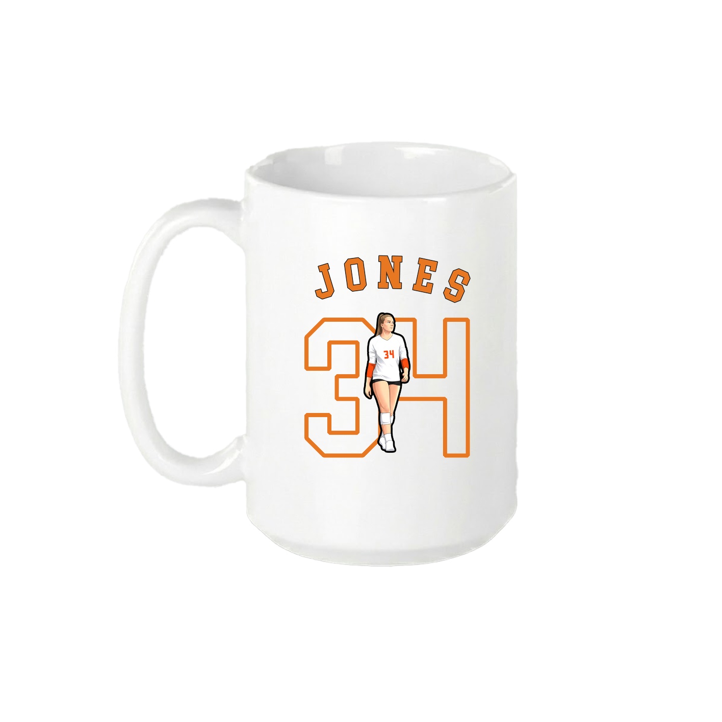 15oz Coffee Mug — Shirsey Arch in White