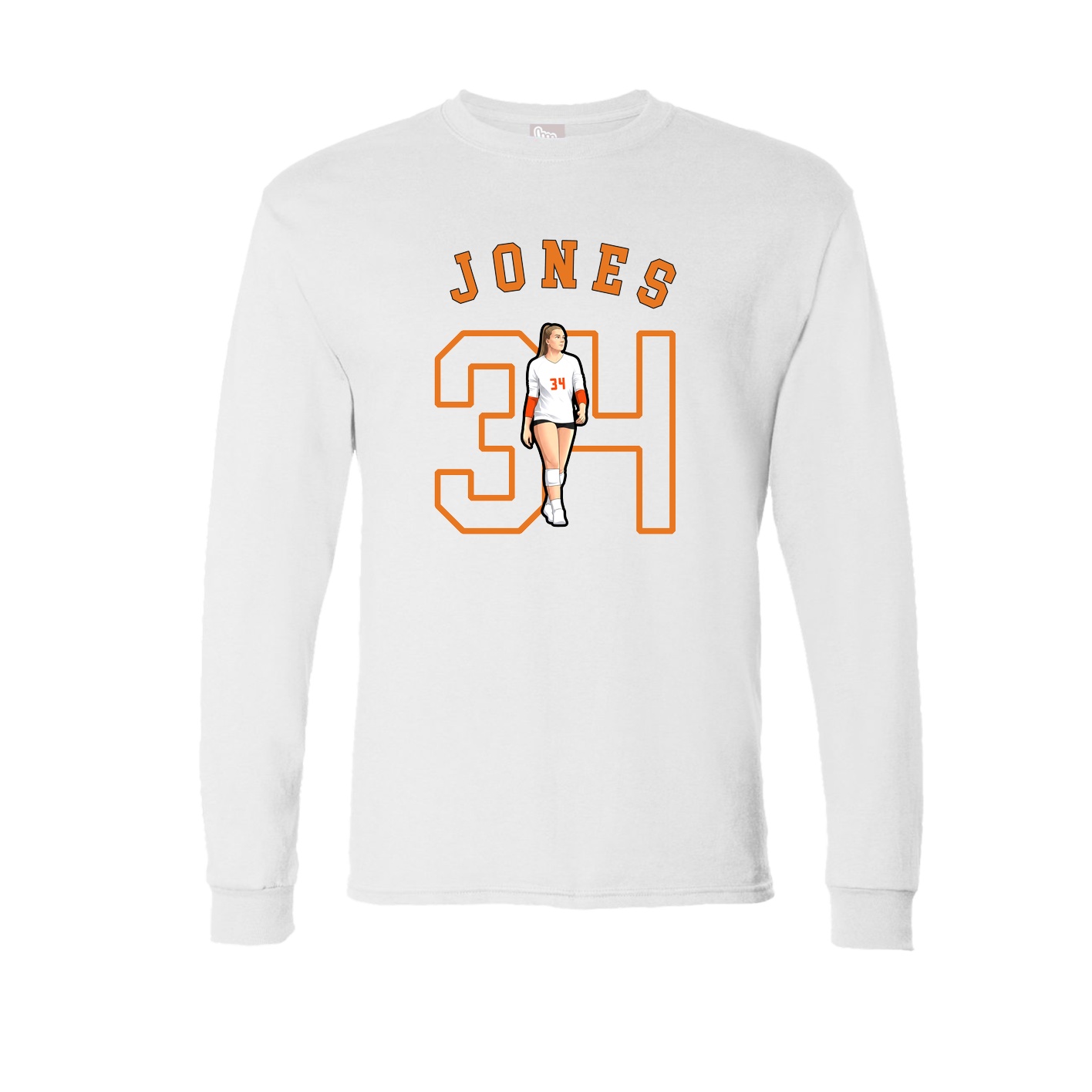 Long Sleeve Tee — Shirsey Arch in White