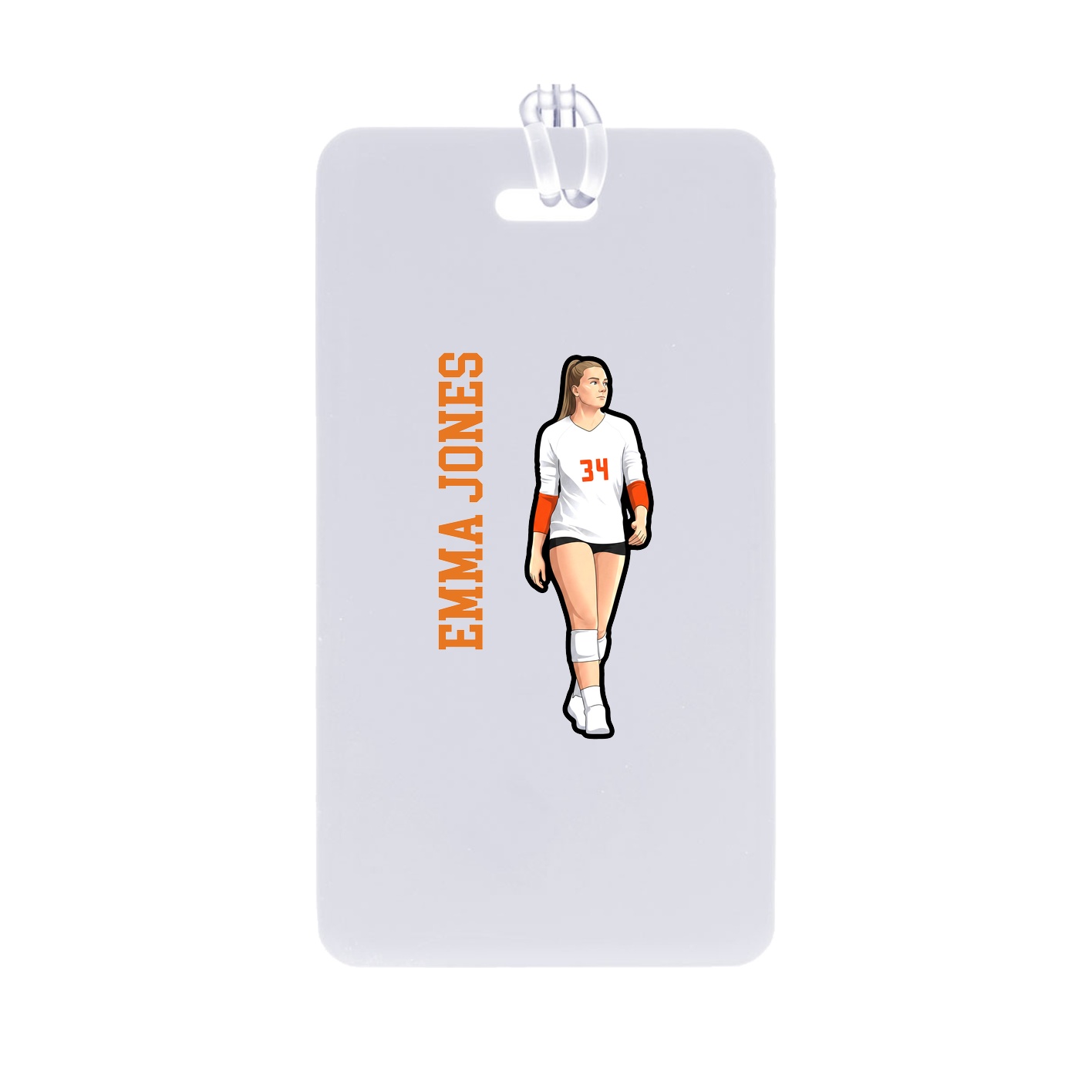 Bag Tag — Name Vertical in Classic
