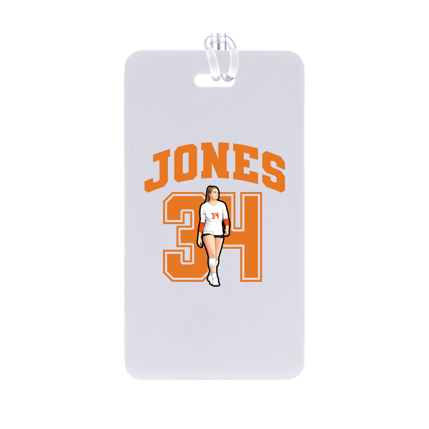 Bag Tag — Number in Classic