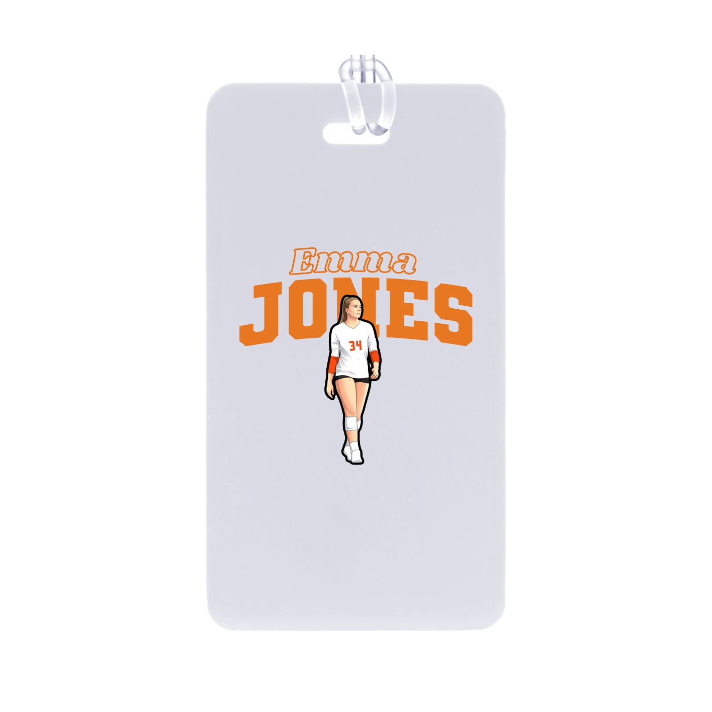 Bag Tag — Name Arch in Classic