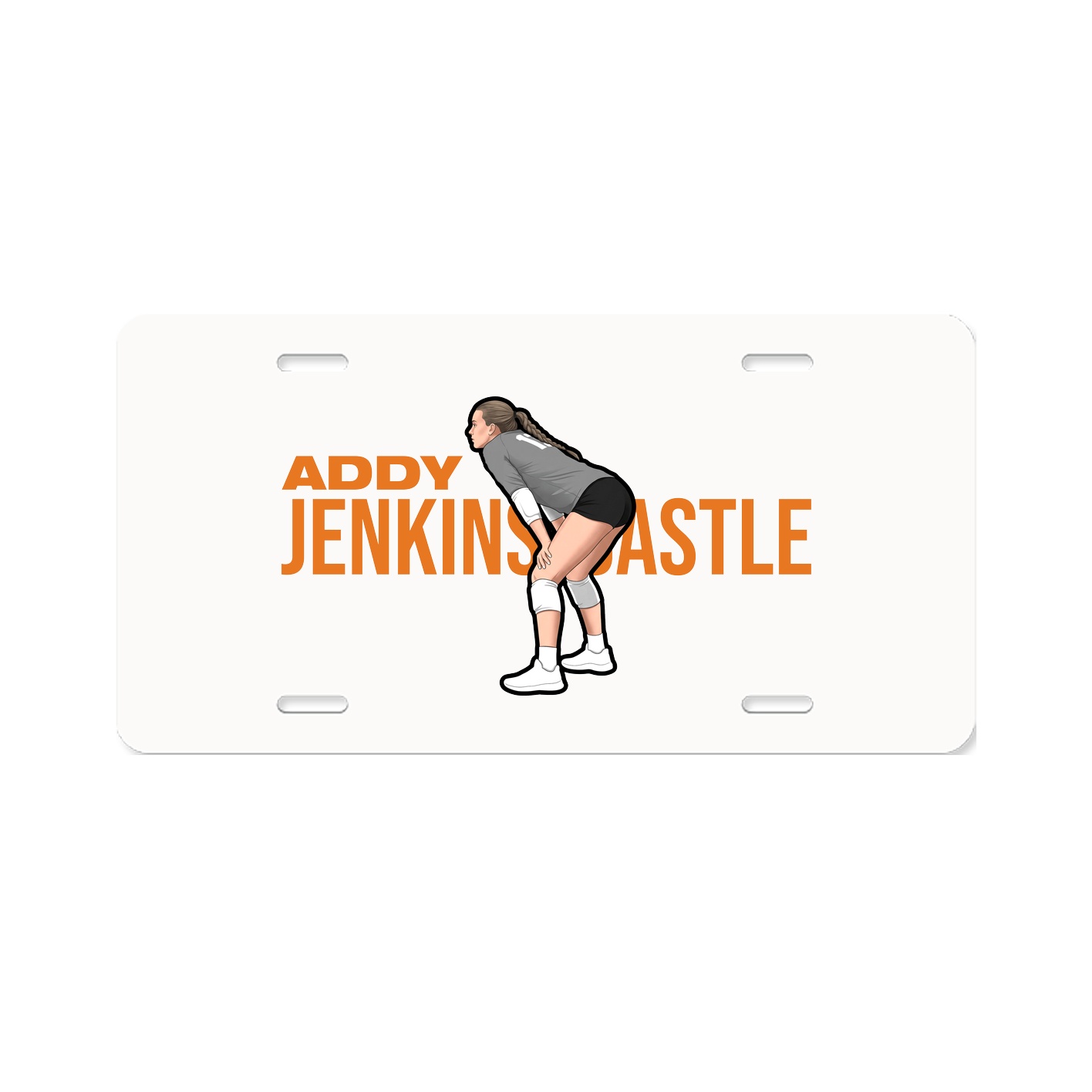 License Plate — Player Name in Classic