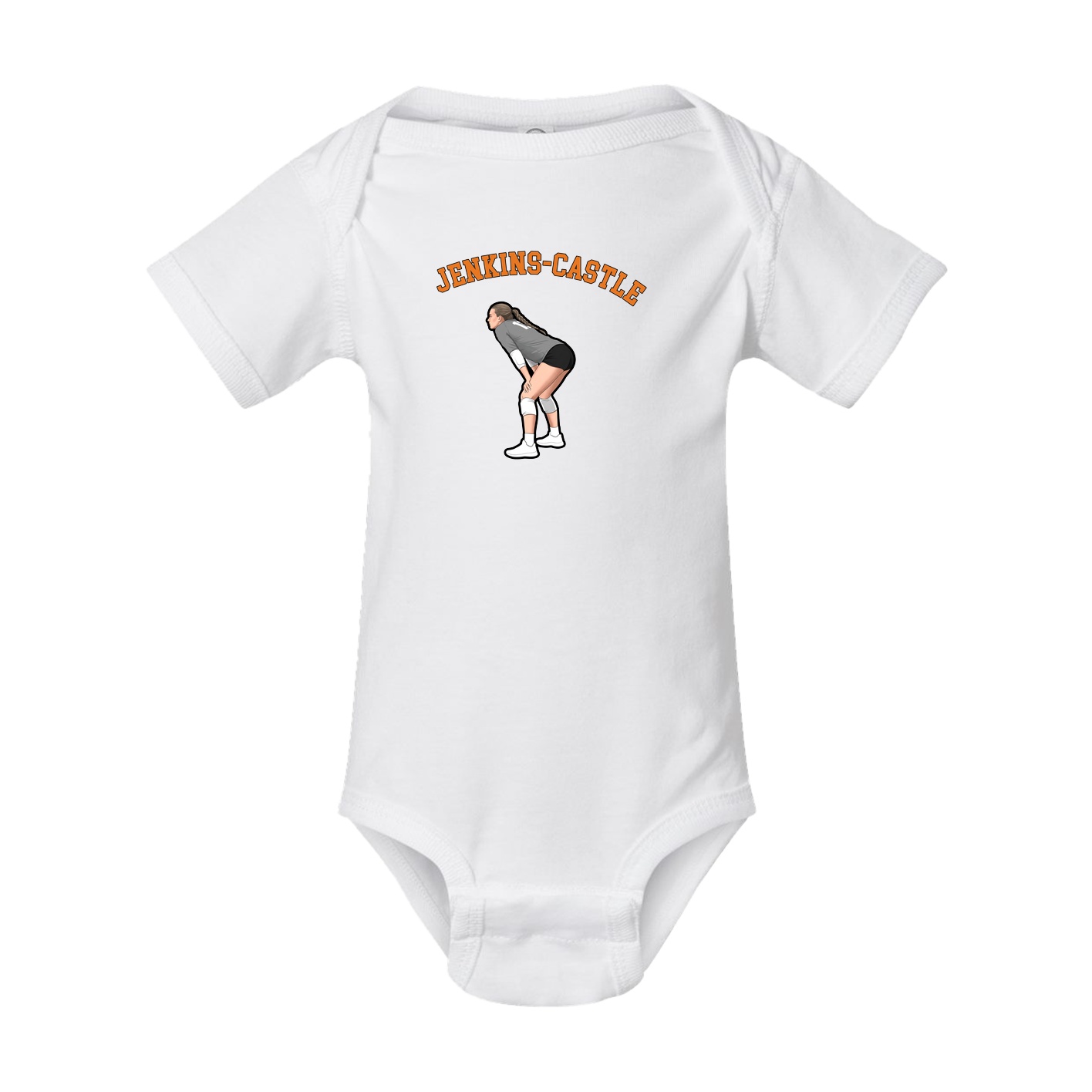 Baby Onesie — Shirsey Arch in White