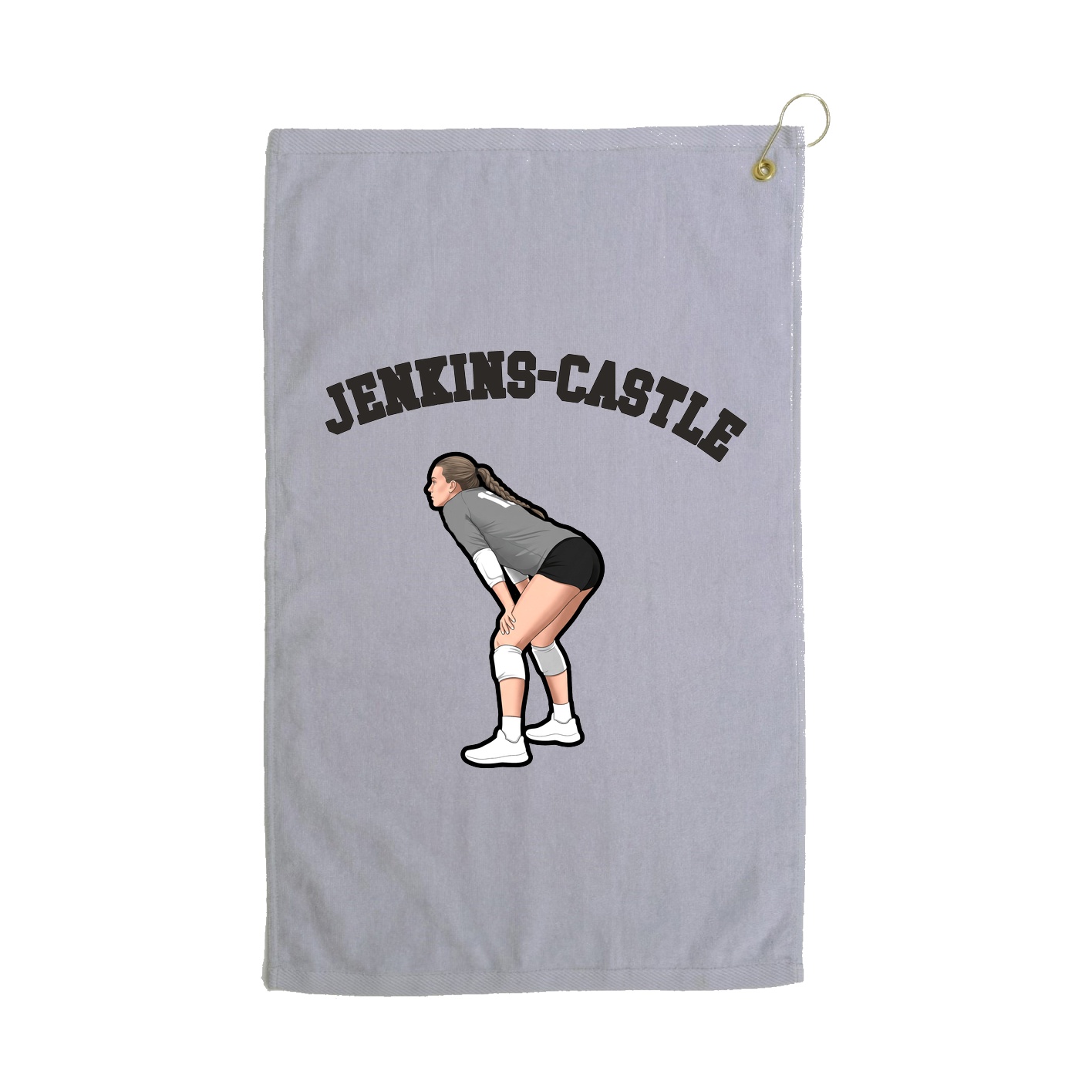 Golf Towel — Shirsey Arch in Grey