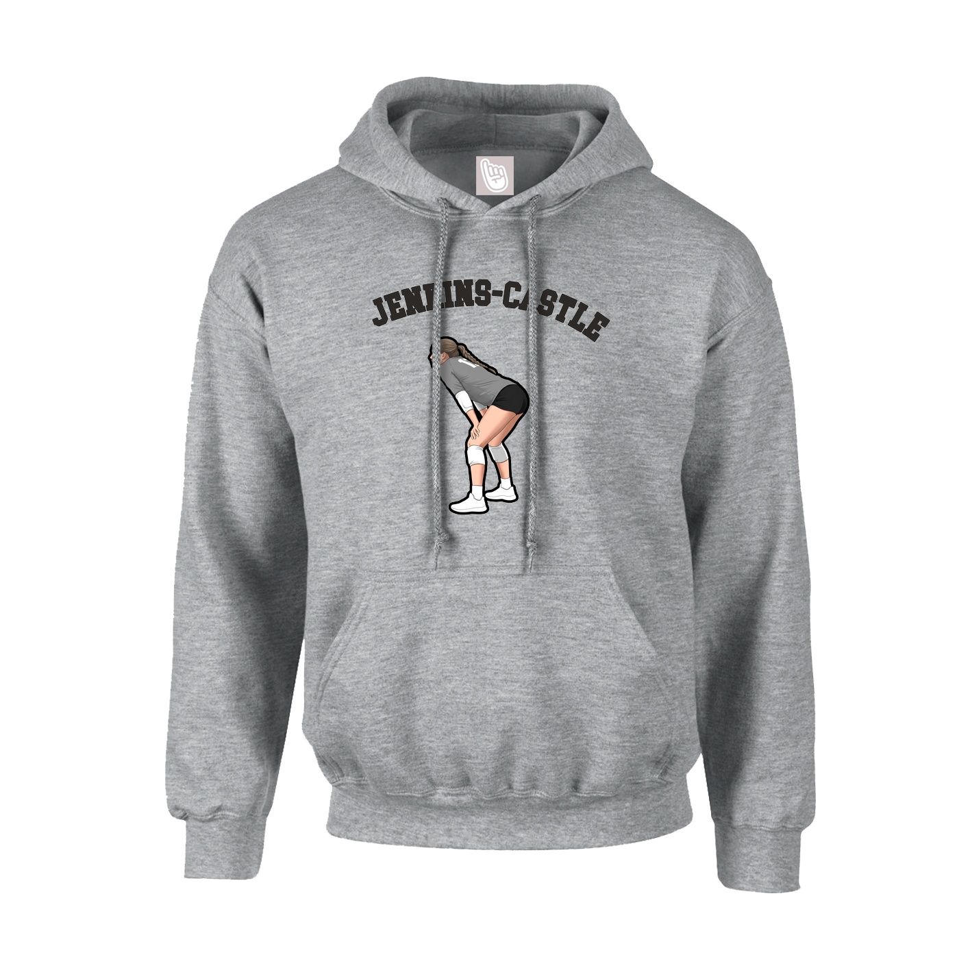 Youth Hoodie — Shirsey Arch in Grey