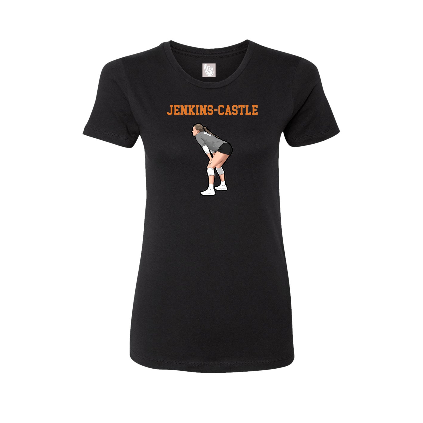 Fitted Women's Tee — Shirsey in Black