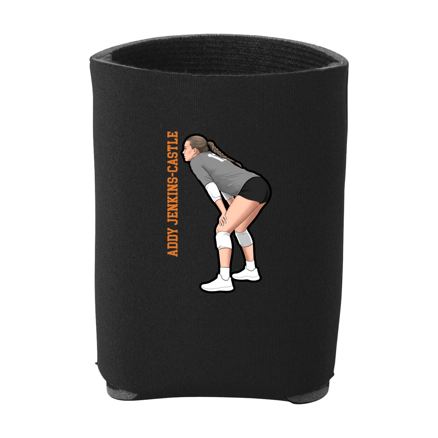 Can Holder — Name Vertical in Black