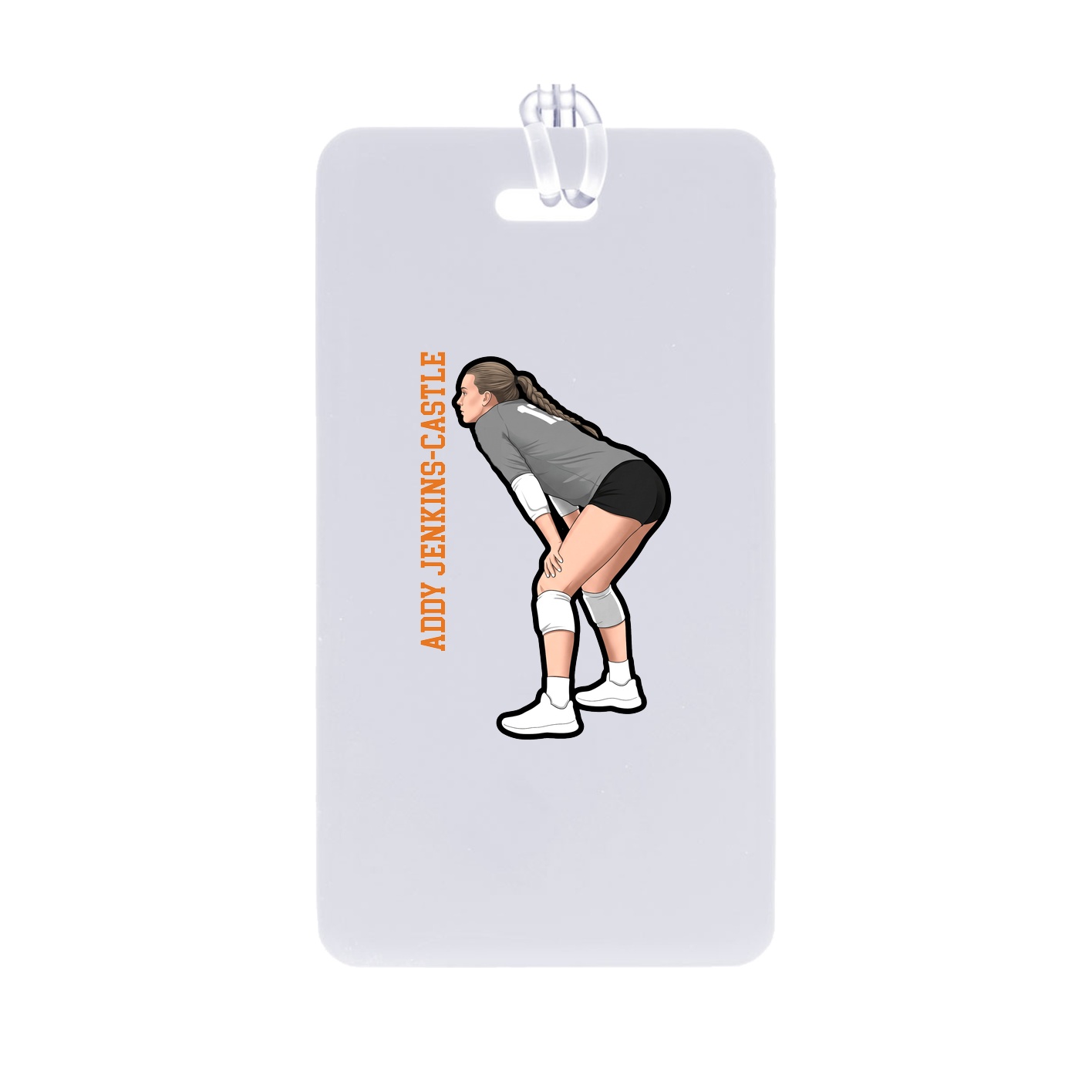 Bag Tag — Name Vertical in Classic