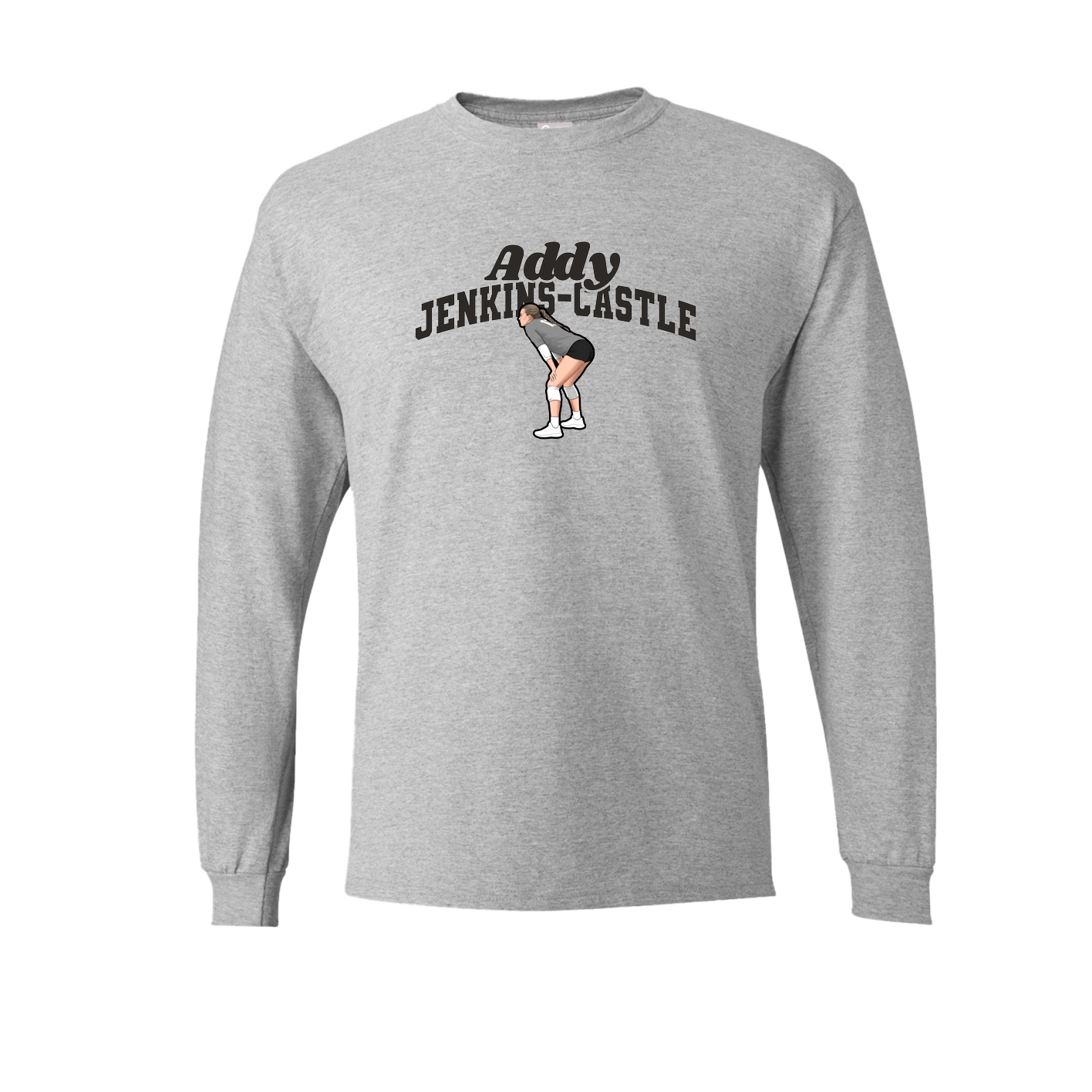 Long Sleeve Tee — Signature Arch in Grey