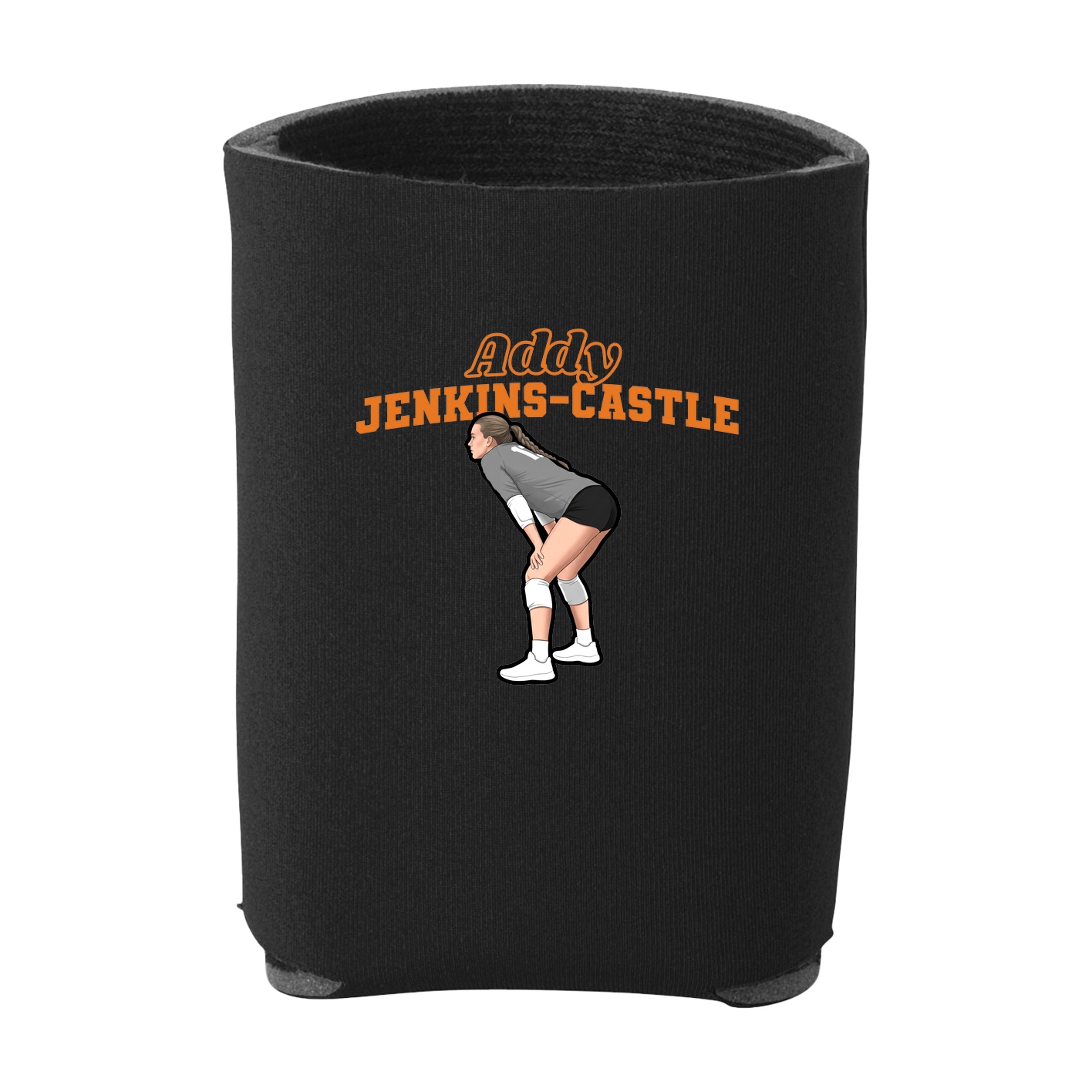 Can Holder — Name Arch in Black