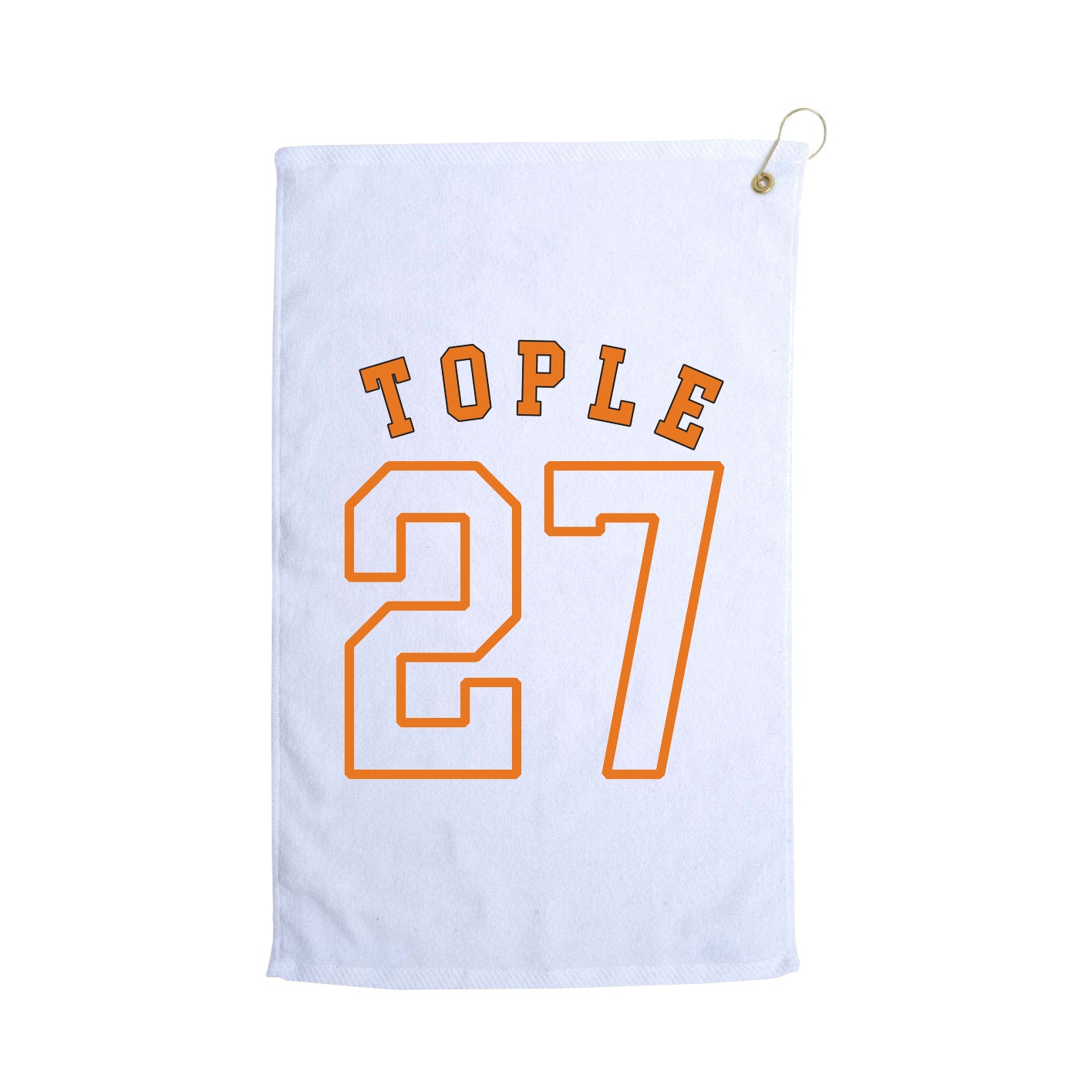 Golf Towel — Shirsey Arch in White