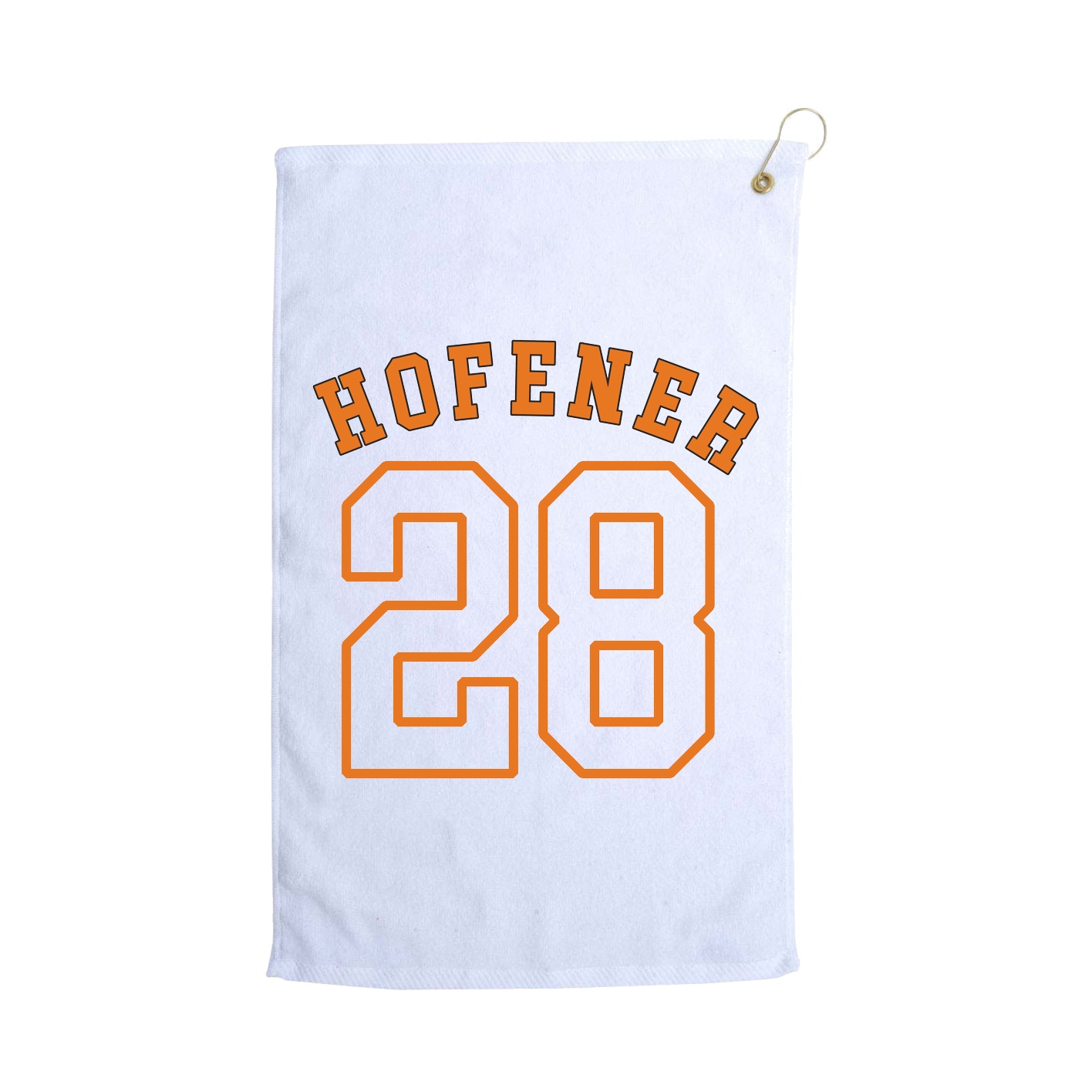 Golf Towel — Shirsey Arch in White