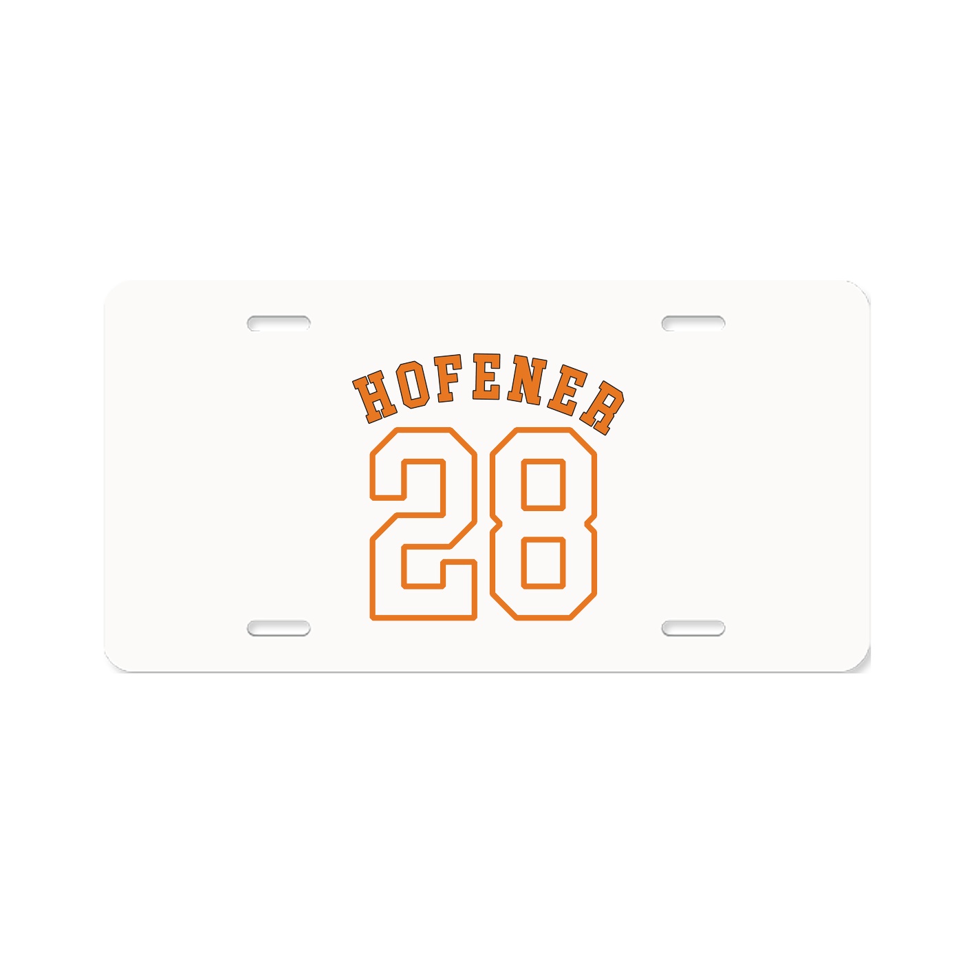 License Plate — Shirsey Arch in Classic