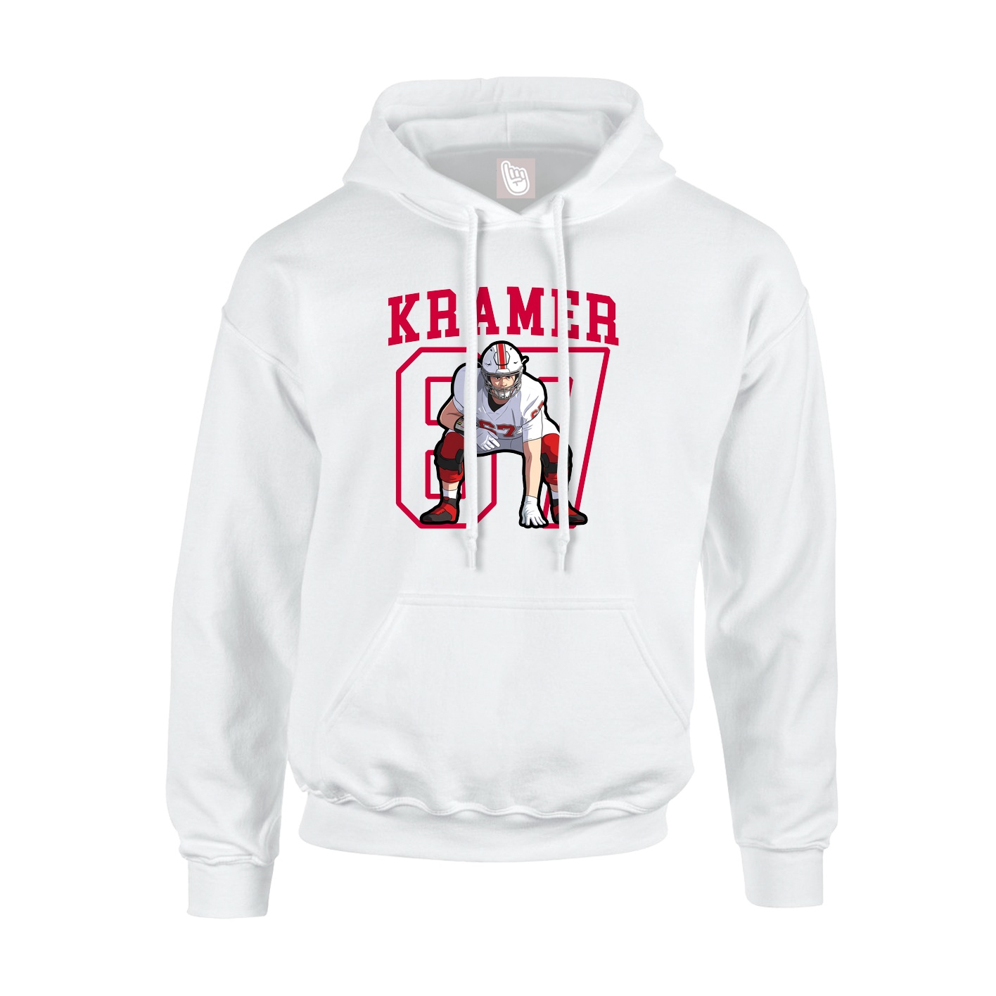 Hoodie — Shirsey in White