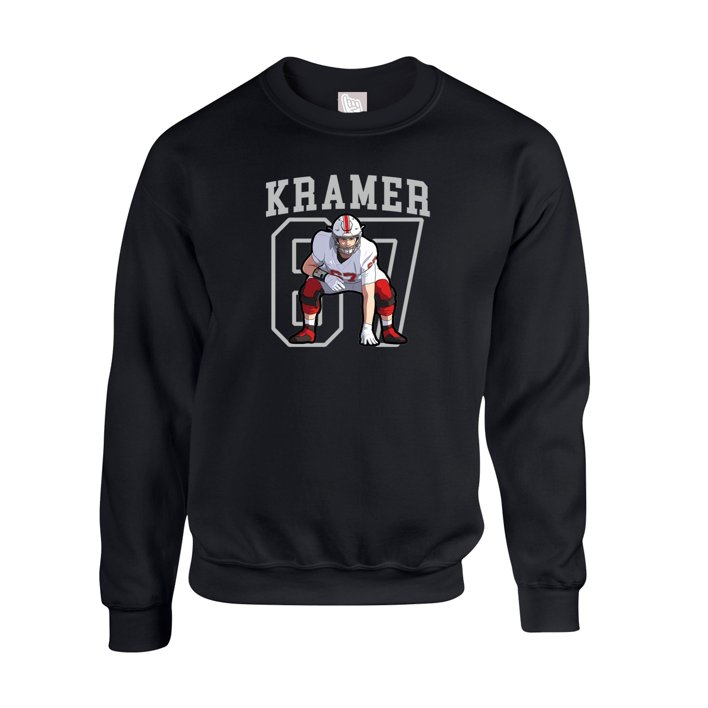 Fleece Crew — Shirsey in Black