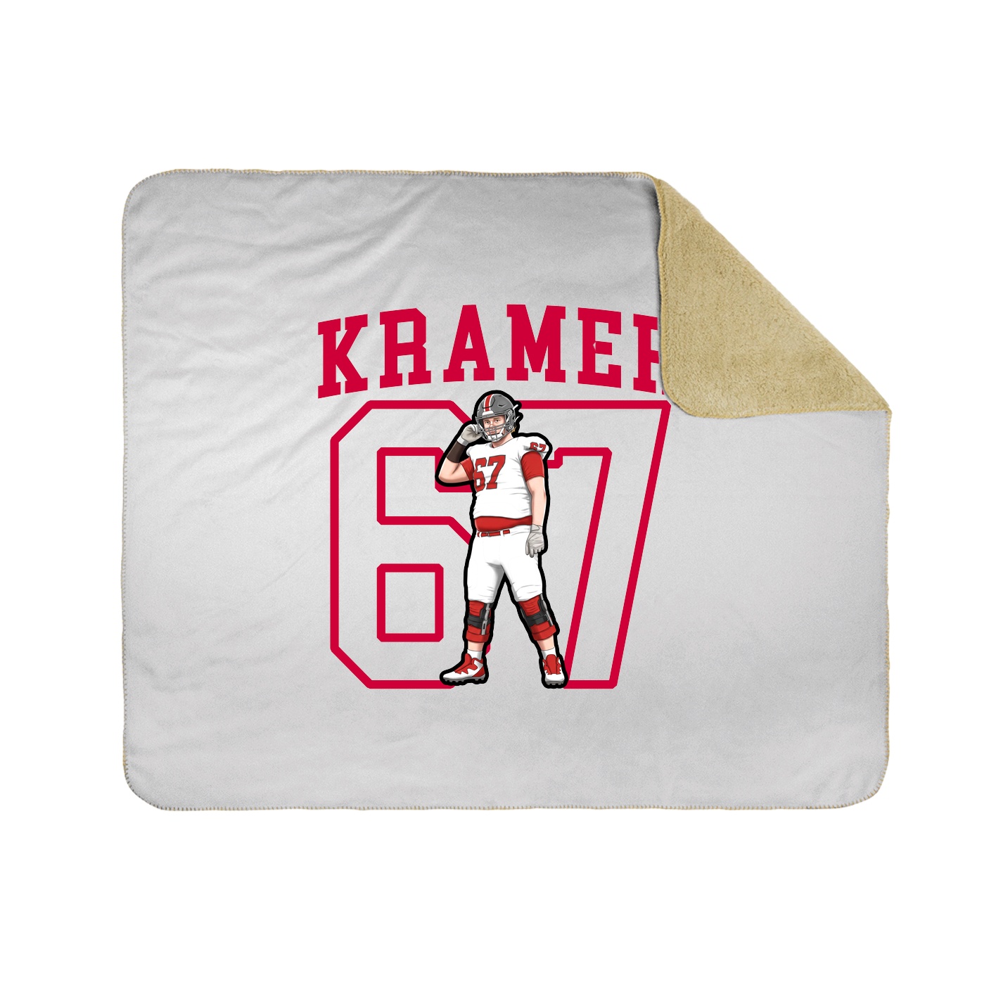 Throw Blanket — Shirsey in White