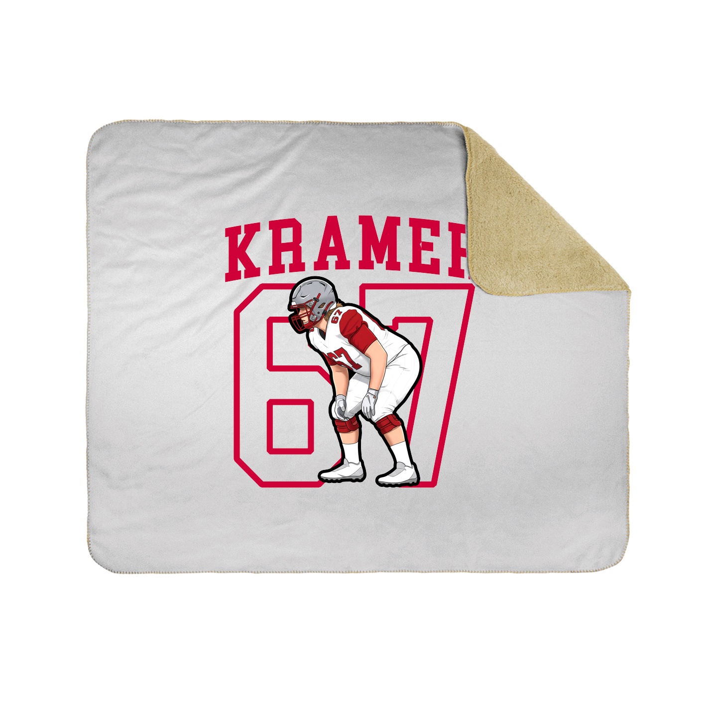 Throw Blanket — Shirsey in White