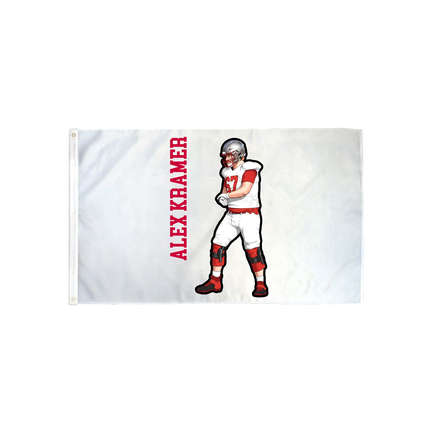 3x5 Flag — Name Vertical in Classic