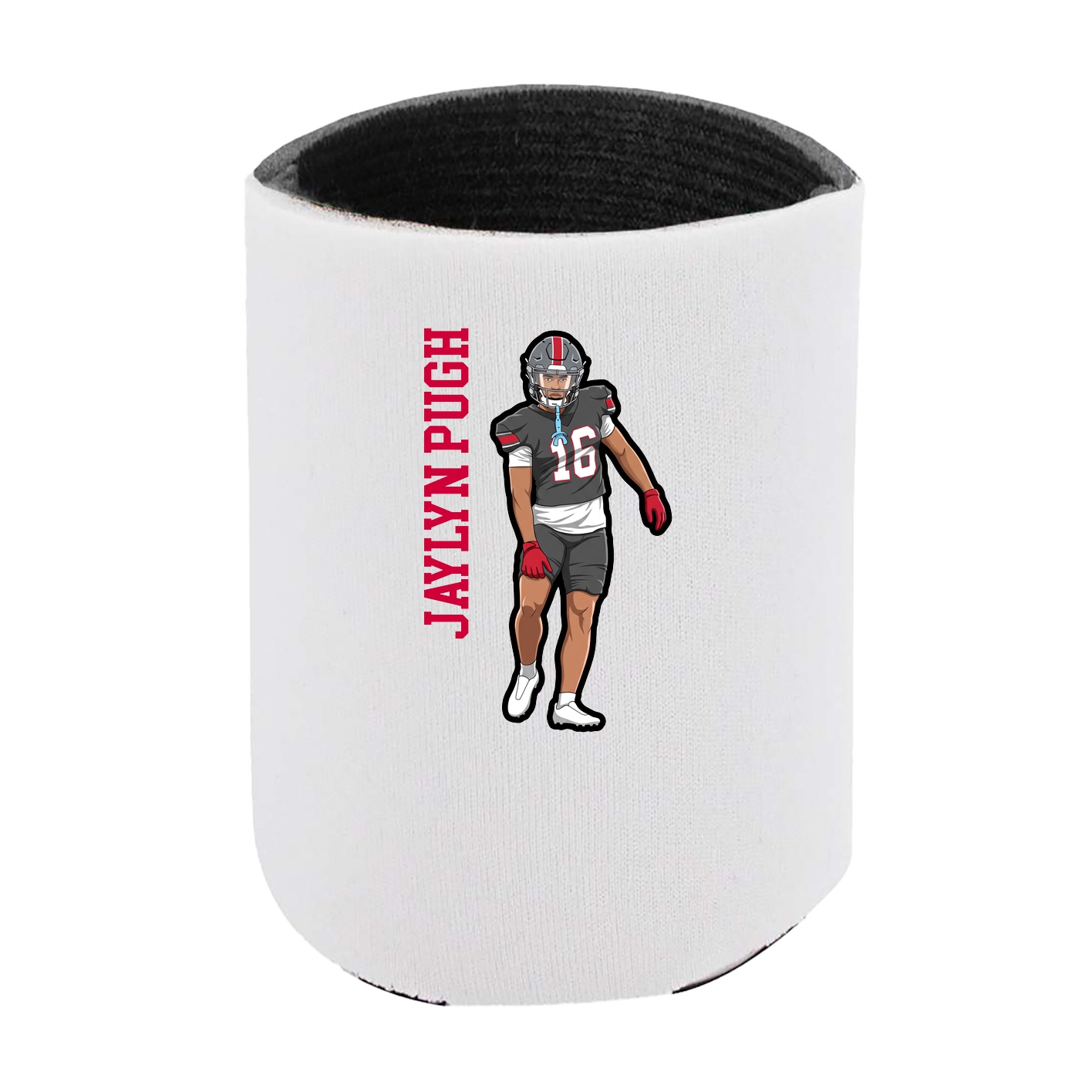 Can Holder — Name Vertical in White