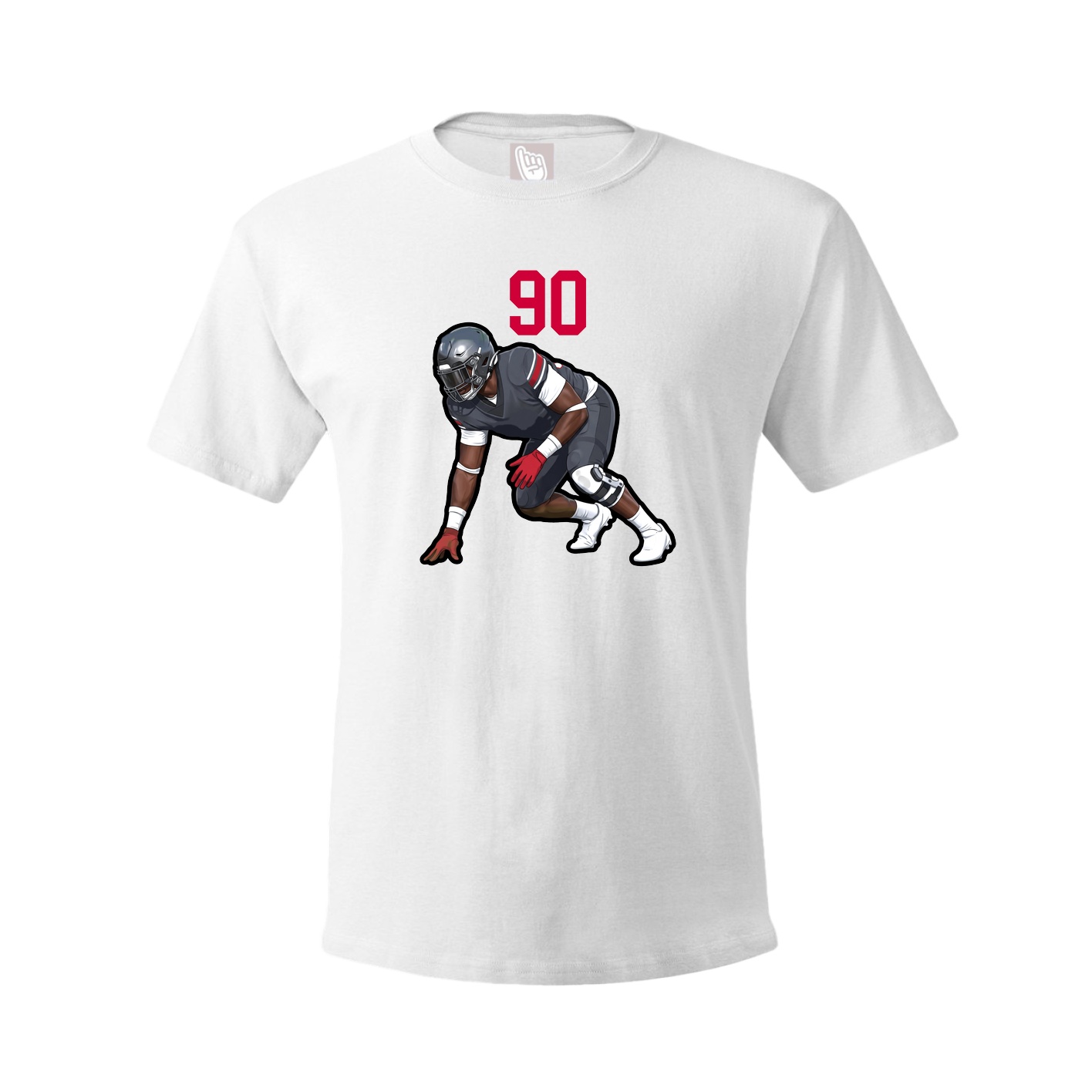 Tee — Number Top in White