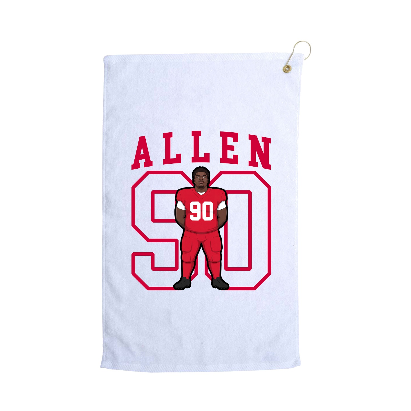 Golf Towel — Shirsey in White