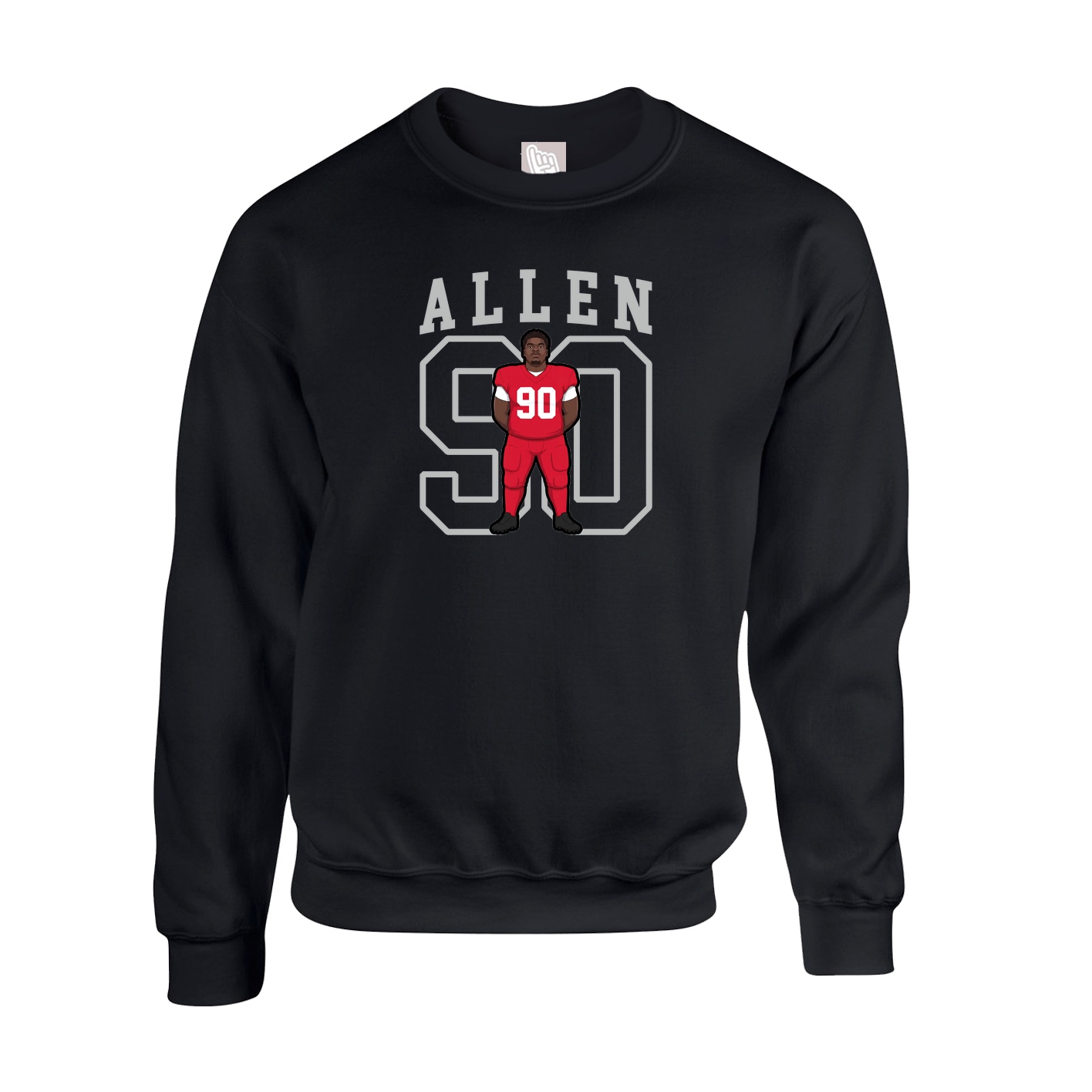 Fleece Crew — Shirsey in Black