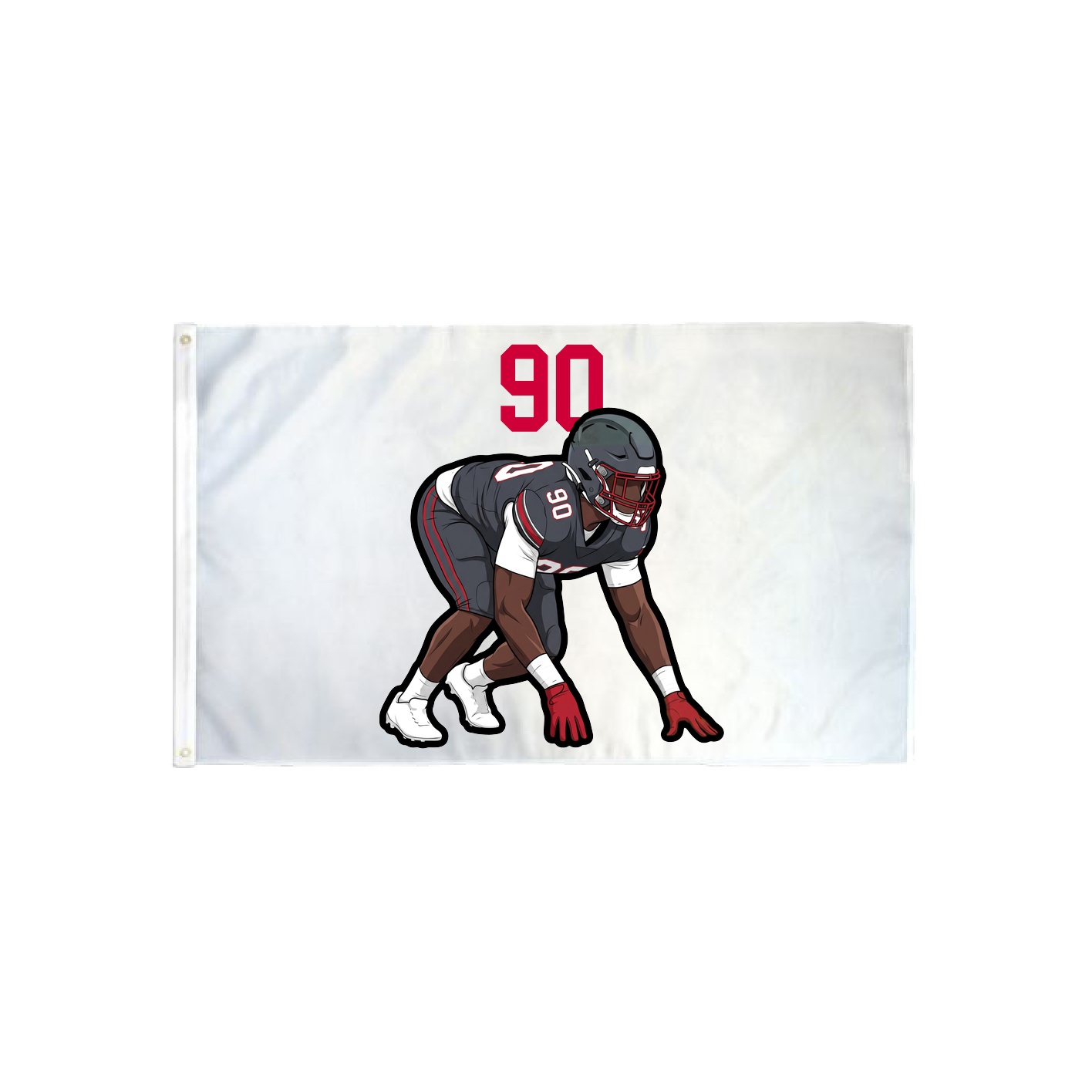 3x5 Flag — Number Top in Classic