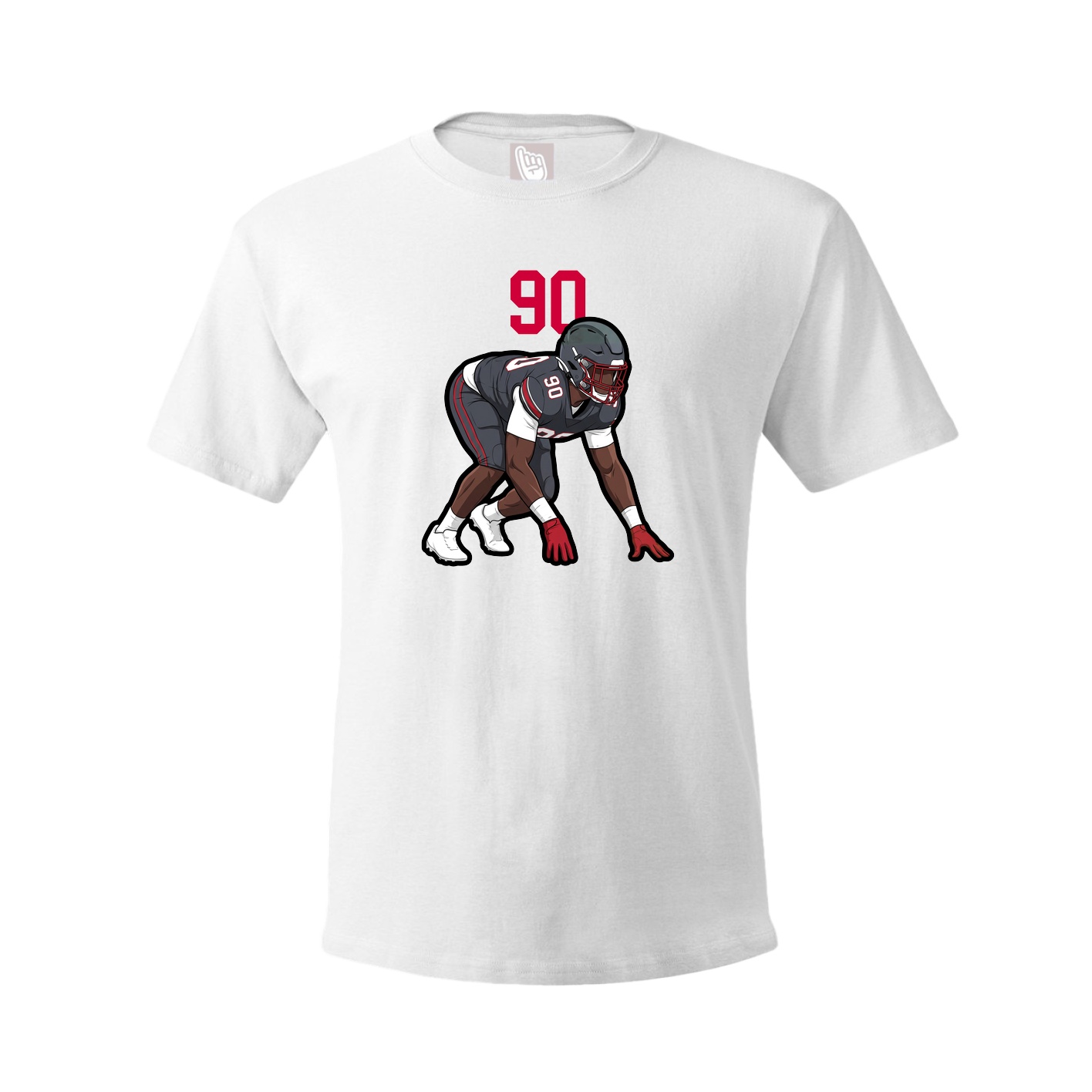 Tee — Number Top in White