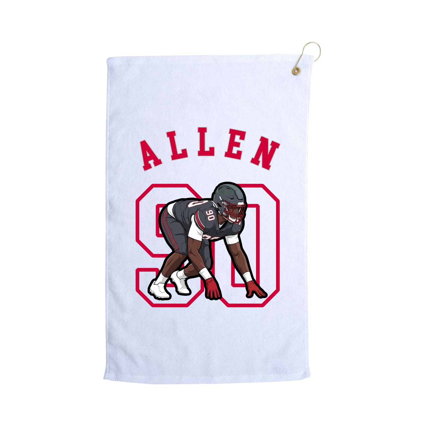 Golf Towel — Shirsey Arch in White