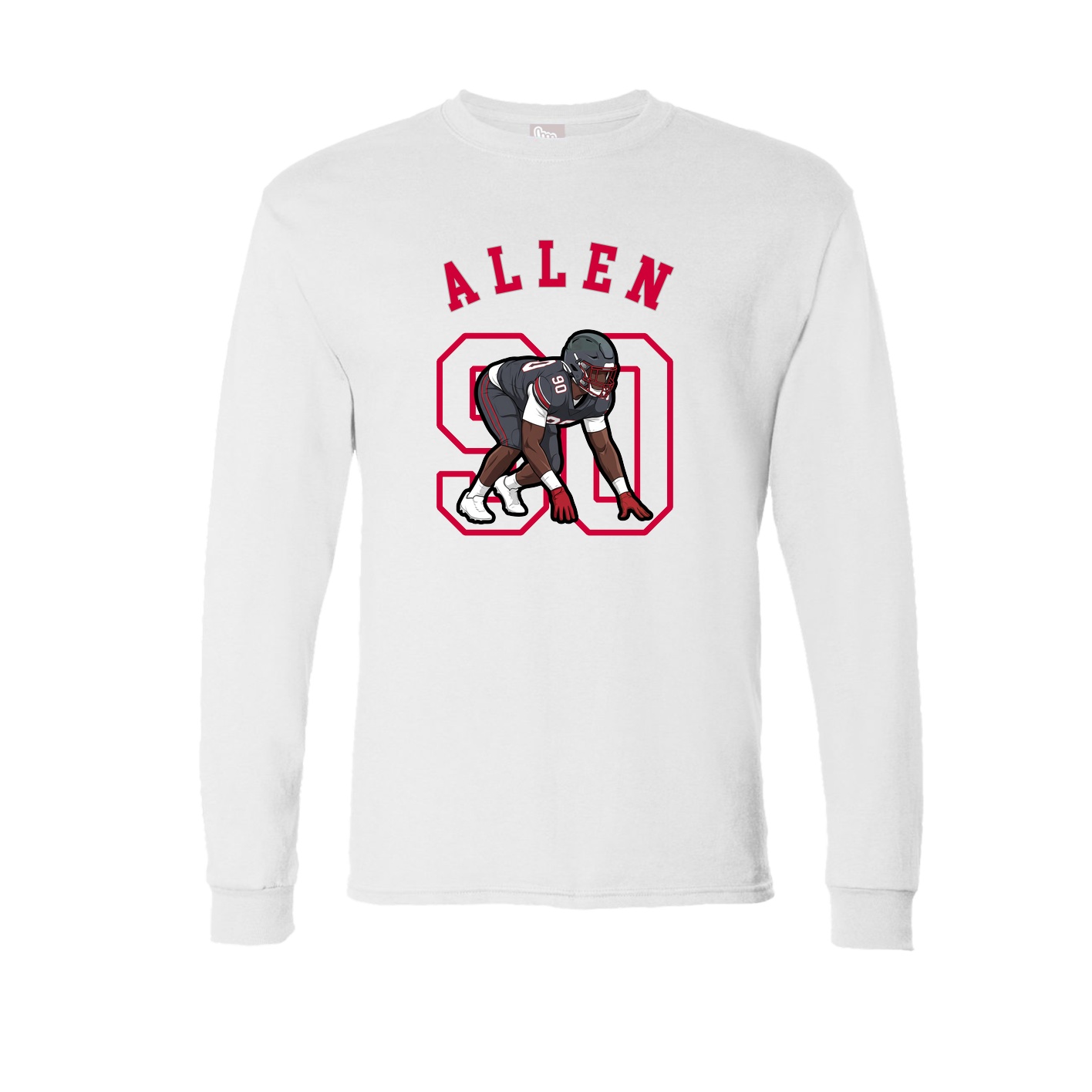 Long Sleeve Tee — Shirsey Arch in White
