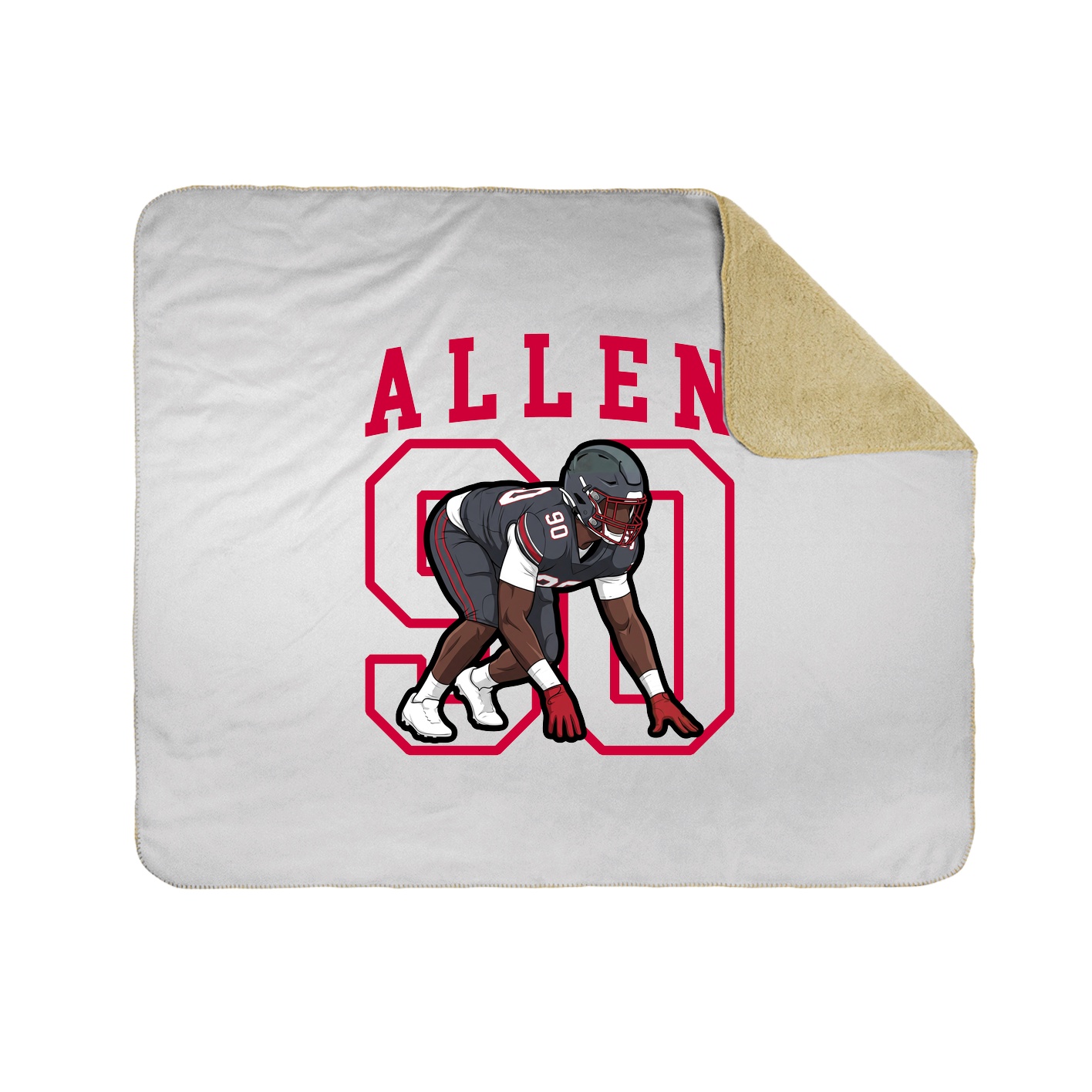 Throw Blanket — Shirsey in White
