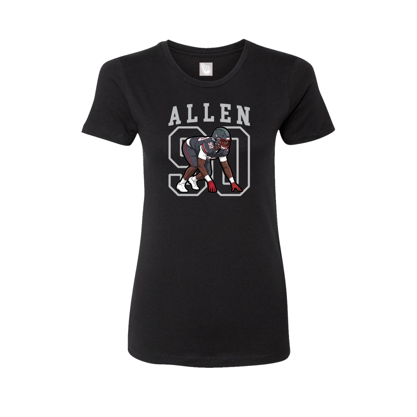 Fitted Women's Tee — Shirsey in Black