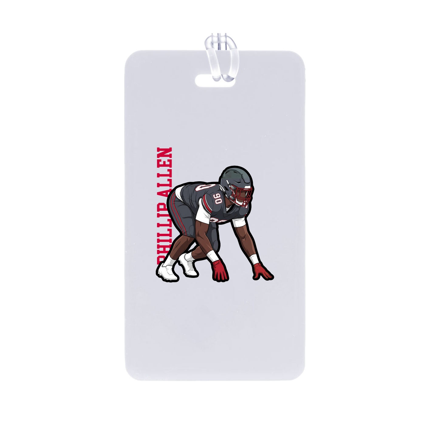 Bag Tag — Name Vertical in Classic