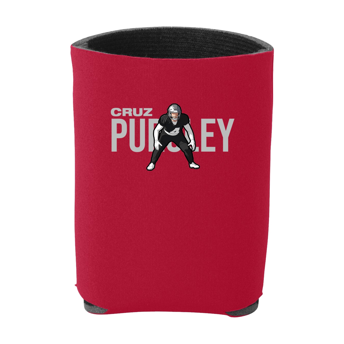 Can Holder — Player Name in Red